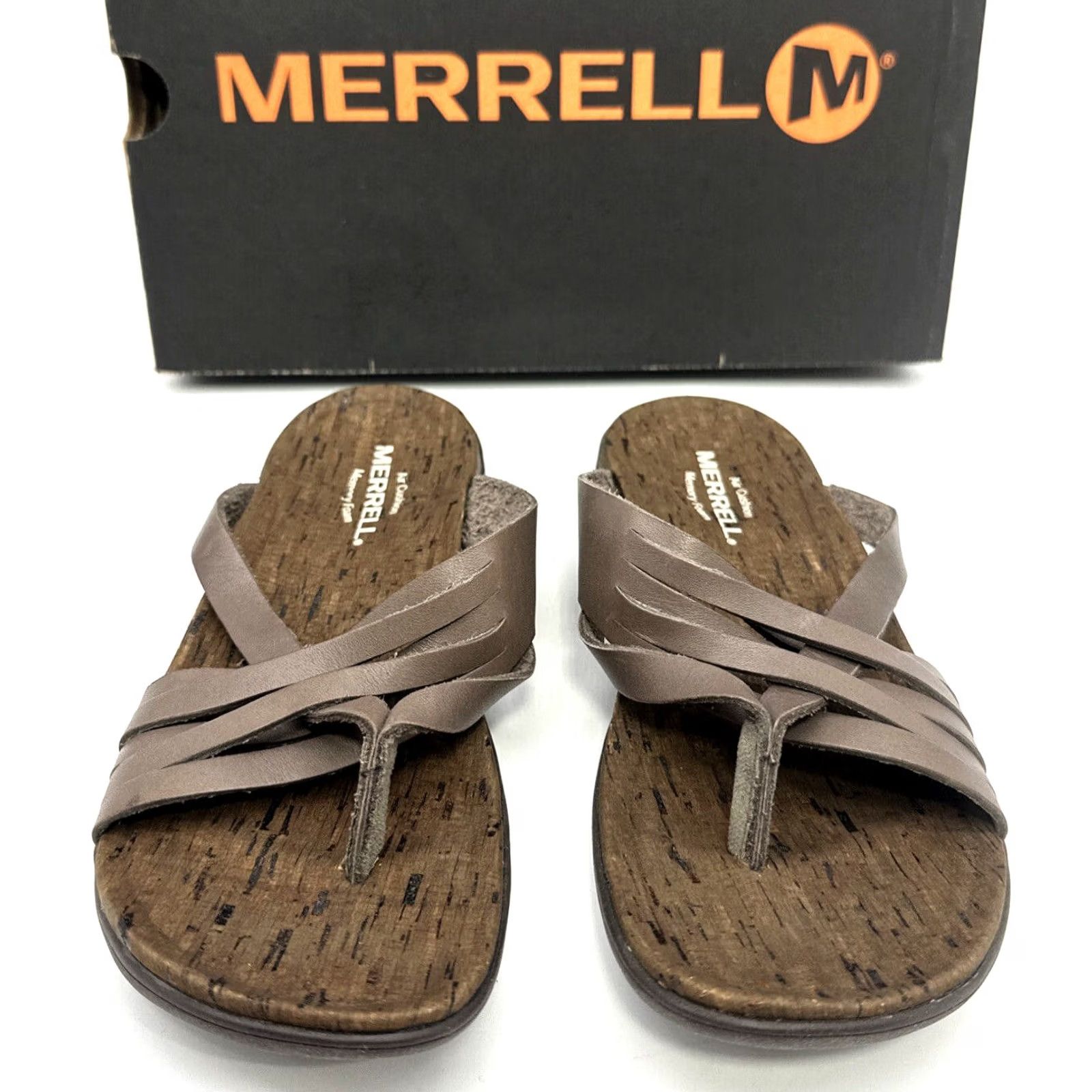 Merrell Merrell District Mahana Post Falcon Sandal Womens Size 5 M Leather Breathable Comfort Plus Thong Shoes Size US 5 / IT 35 - 3 Thumbnail