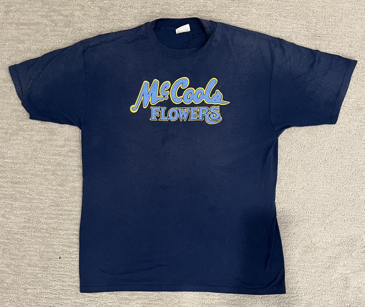 Hanes × Vintage Vintage McCools Flower Shop Tee Size US XL / EU 56 / 4 - 1 Thumbnail