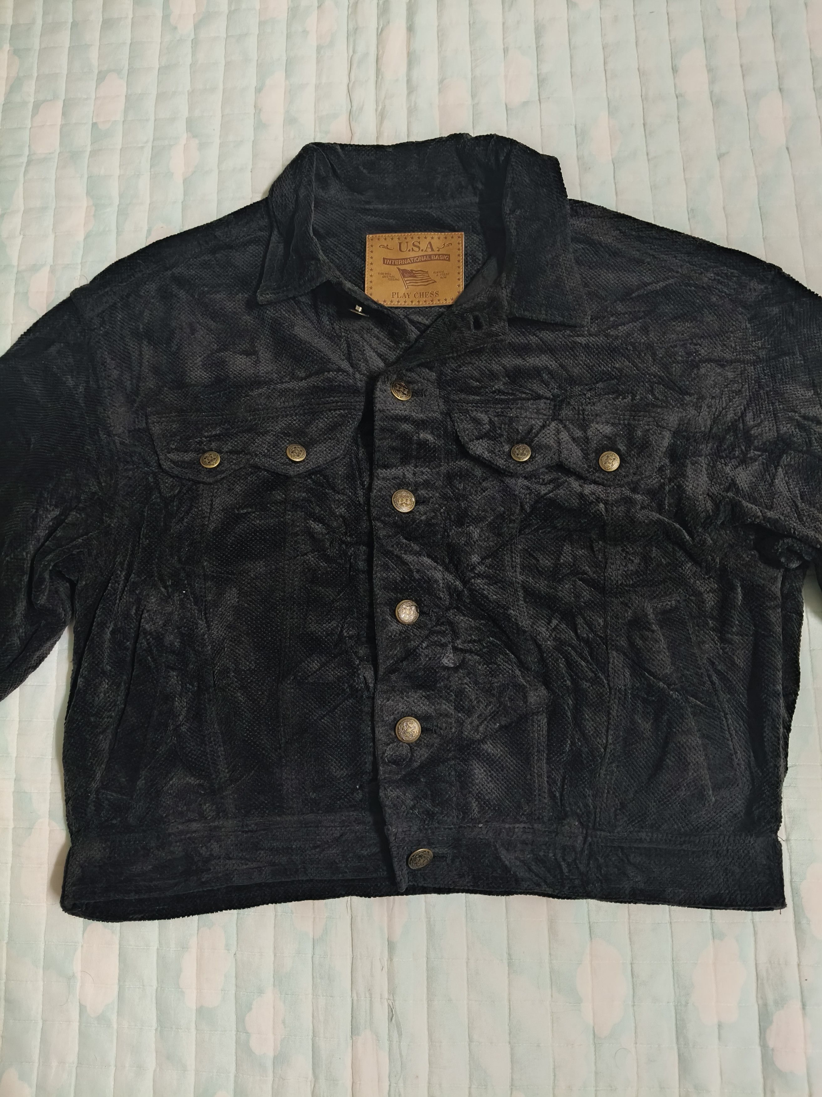 Japanese Brand Play Chess Button Jacket Size M / US 6-8 / IT 42-44 - 5 Thumbnail
