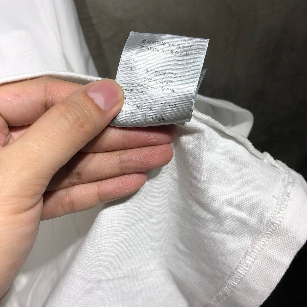 Dior × Stussy Dior X Stussy Small embroidered pocket tee Size US S / EU 44-46 / 1 - 12 Thumbnail
