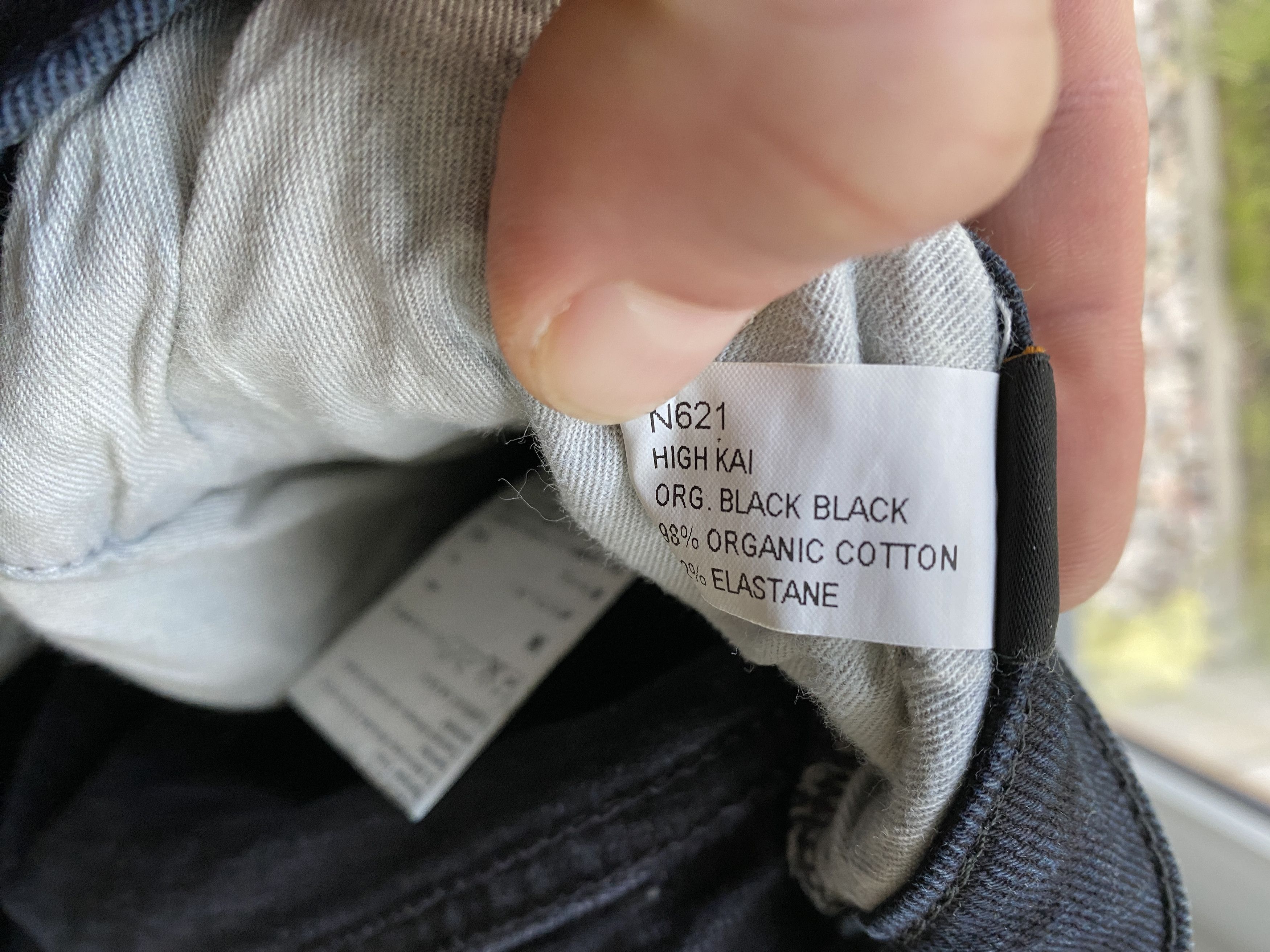 Nudie Jeans Nudie Jeans High Kai Org. Black denim jeans size W 30 L 34 Size US 30 / EU 46 - 5 Thumbnail