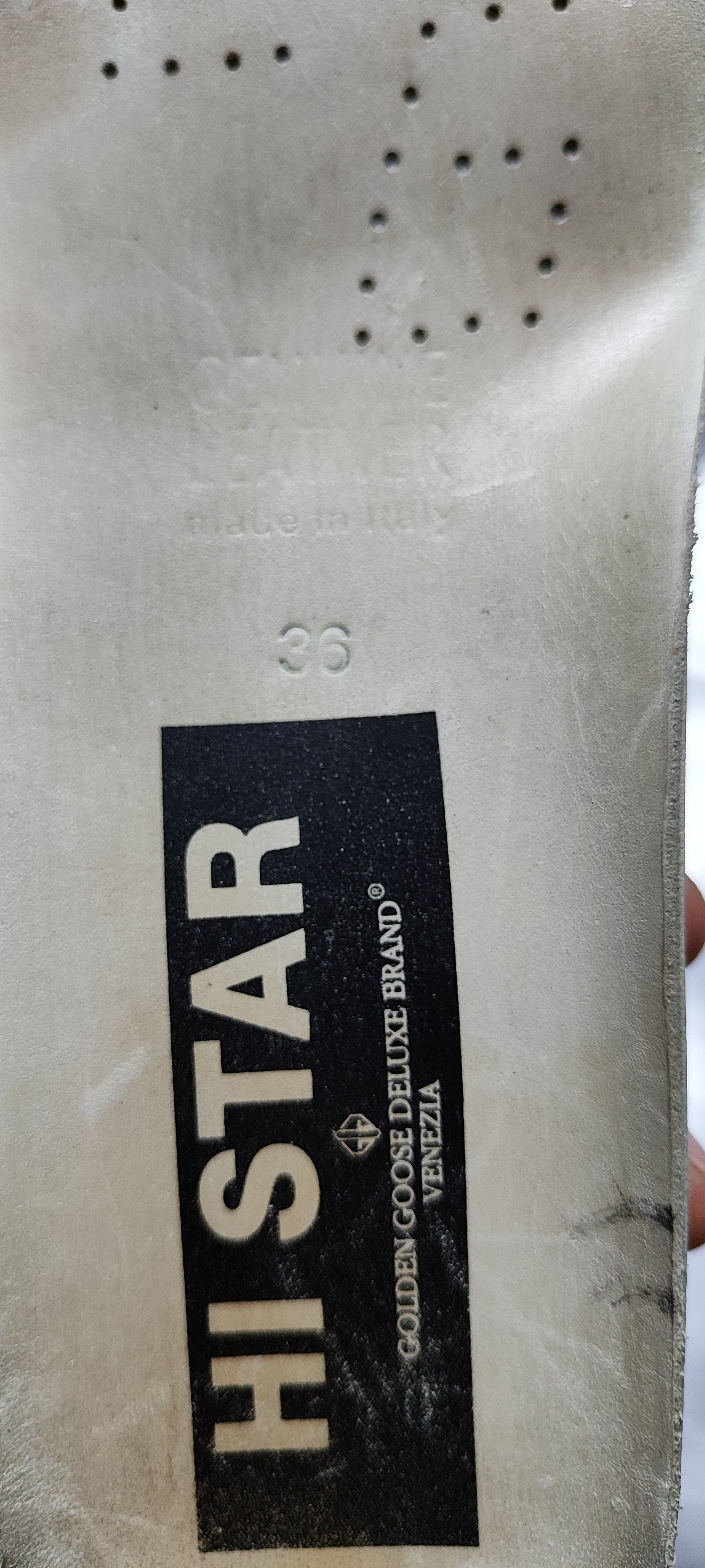 Golden Goose GGDB - HI STAR LEATHER BLACK/GOLD STAR LOGO Size US 6 / IT 36 - 4 Thumbnail