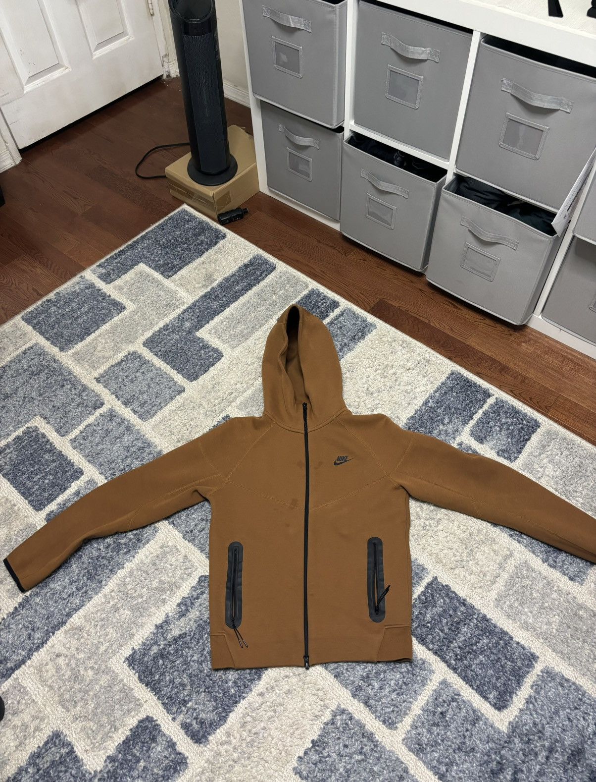 Nike × Vintage Nike Tech - Brown Size US S / EU 44-46 / 1 - 1 Thumbnail