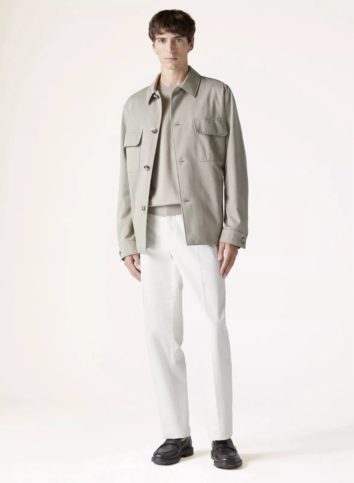 Loro Piana Sanda cotton-blend overshirt Size US M / EU 48-50 / 2 - 2 Thumbnail