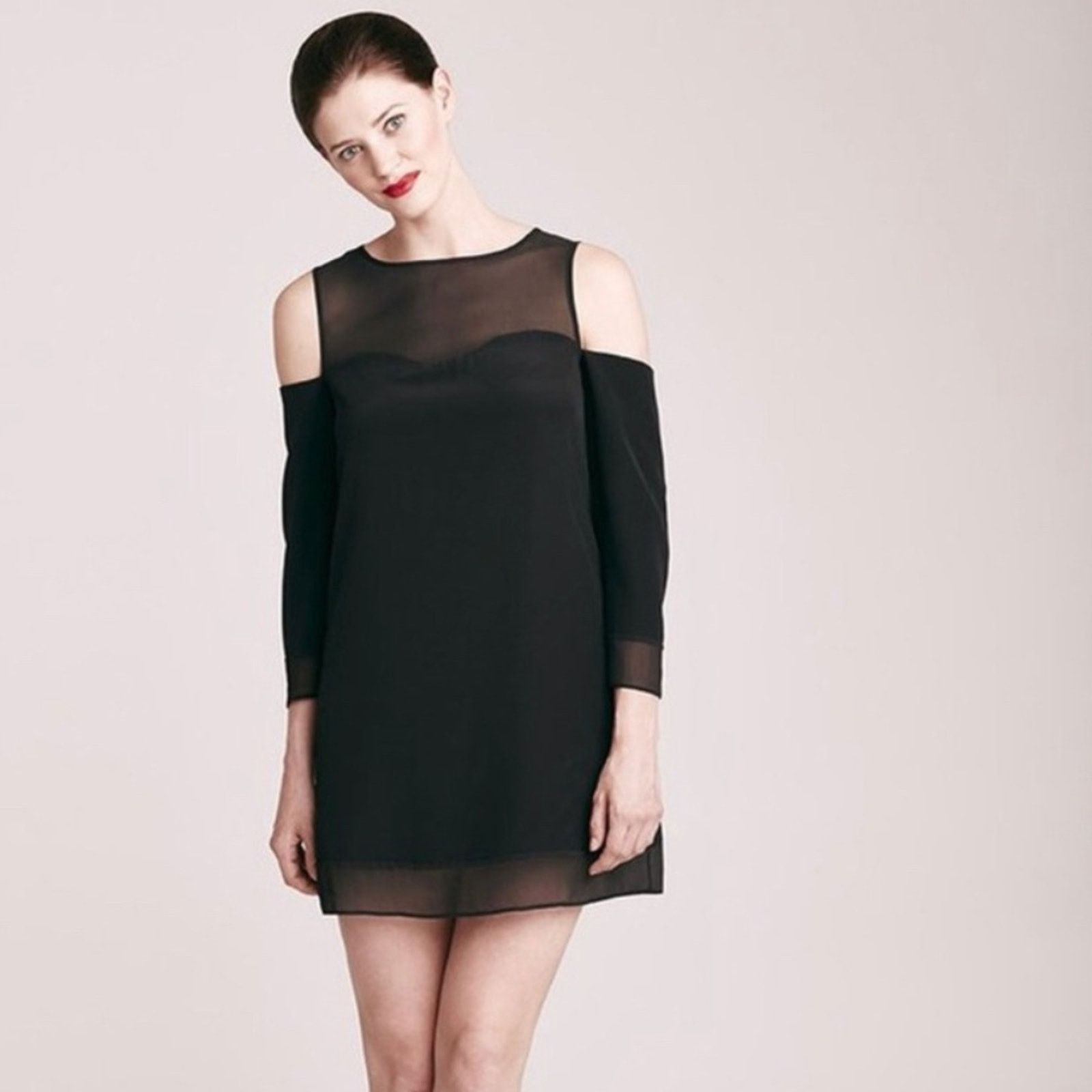 Marie Oliver Marie Oliver Anna Cut Out Shoulder Dress Black XXS Size XXS / US 00 / IT 34 - 1 Thumbnail