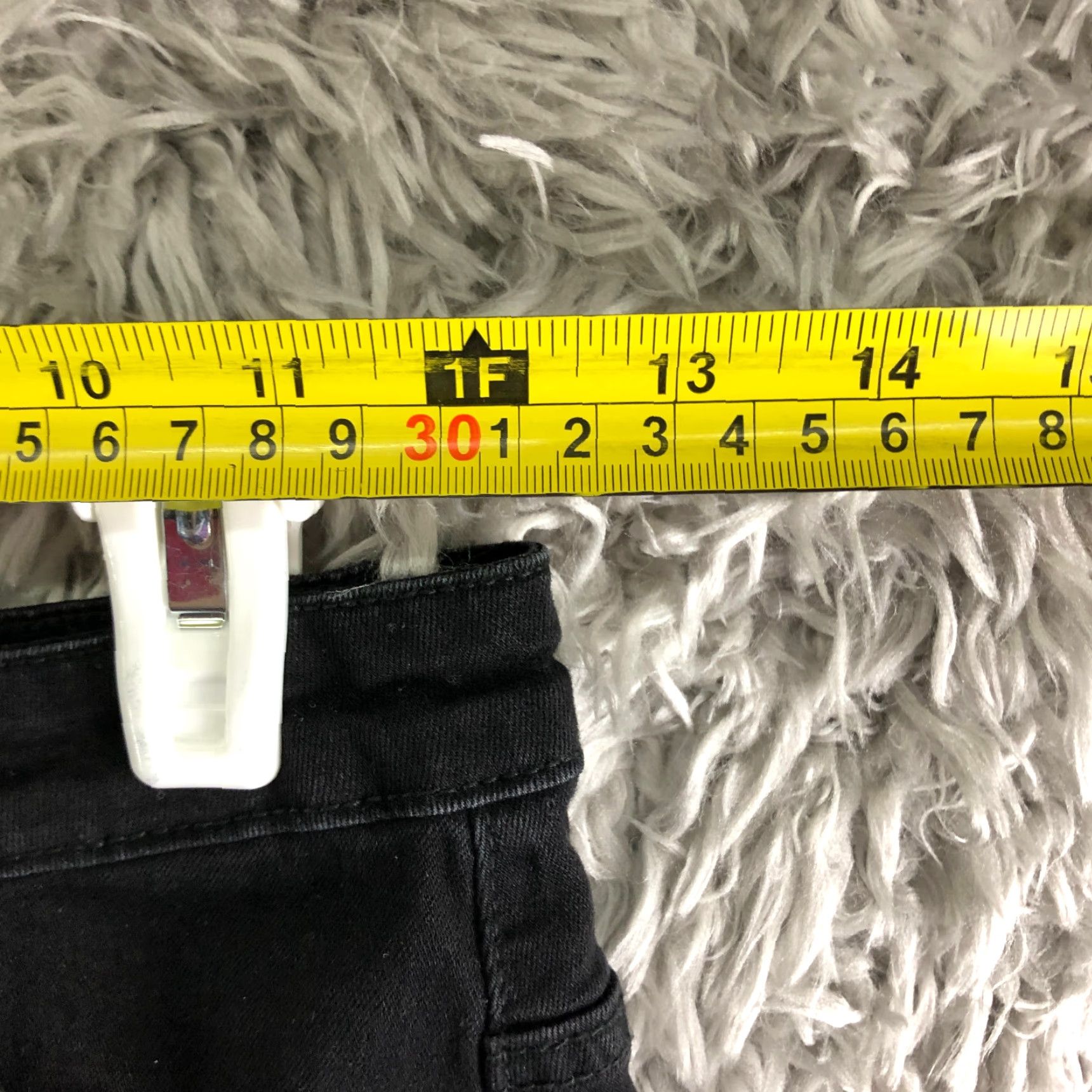 Denime Just Quella Black Jean Skirt Womens Size 4 Denim Button Midi Short Skirt Climate: Spring Summer Fall Vintage No Women Mens? Size 27" / US 4 / IT 40 - 2 Thumbnail