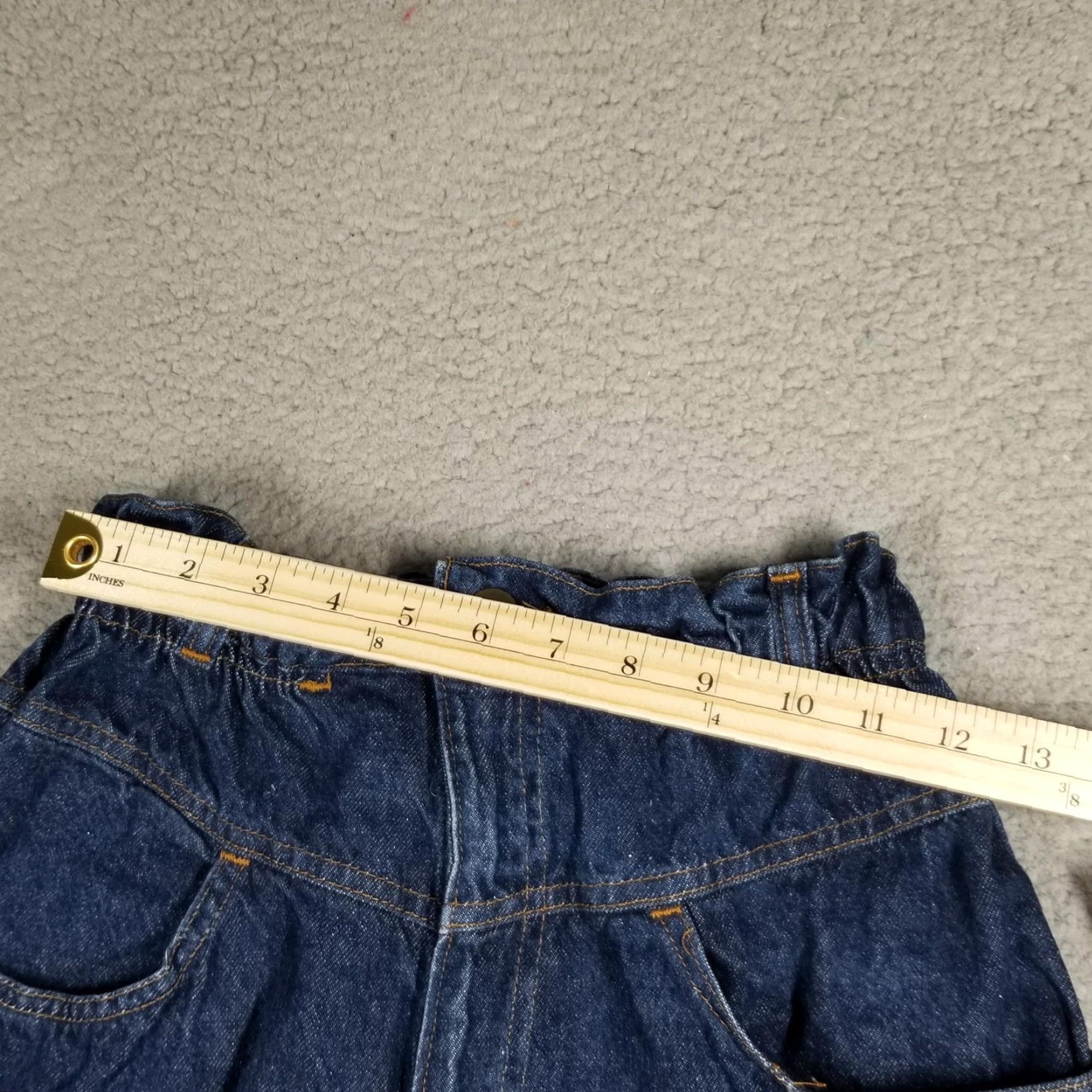 Vintage Ginger Blu Mom Jeans Women’s 26X36 High Waisted Vintage 80s Festival 26" Waist Denim Blue Size 36" / US 14 / IT 50 - 3 Thumbnail