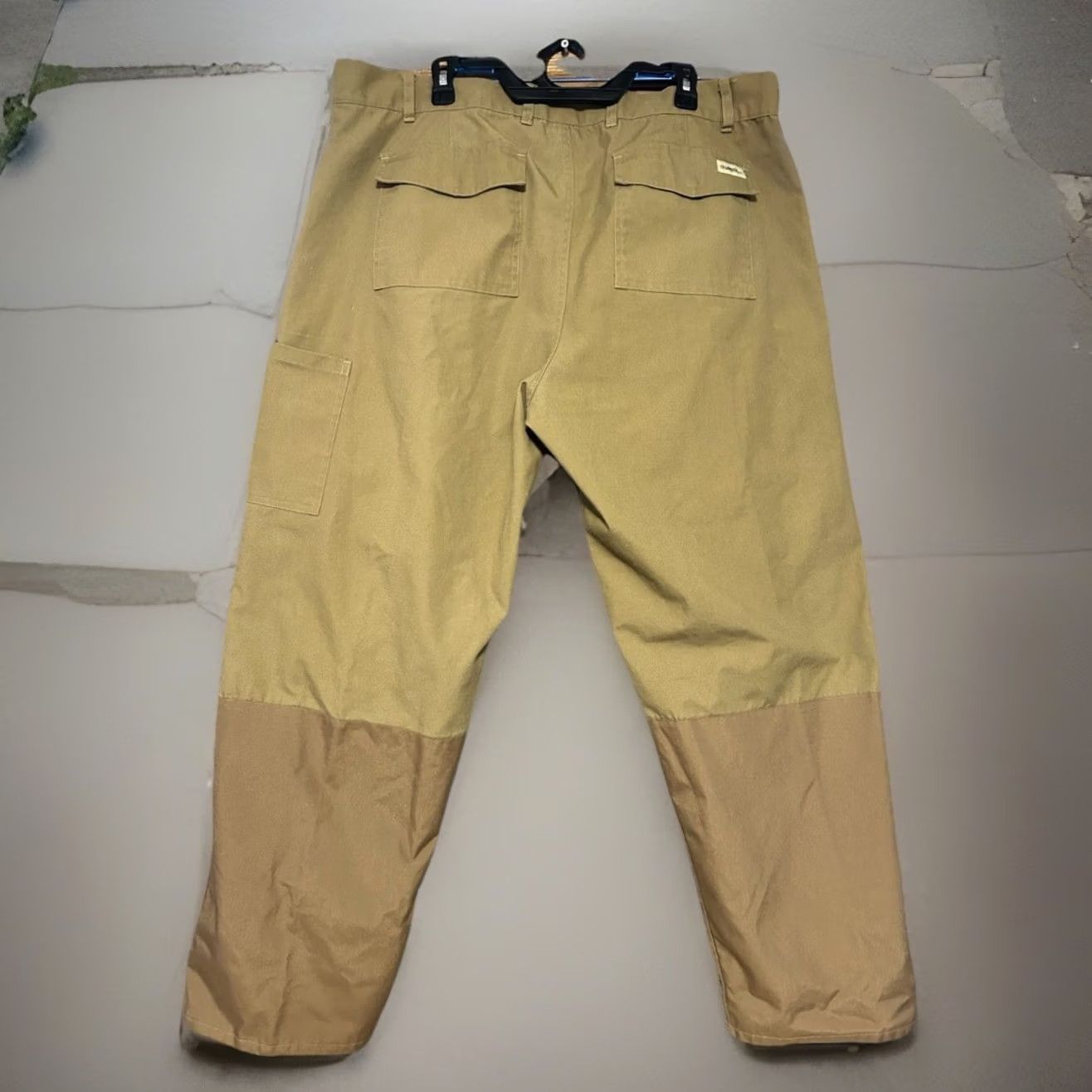 Vintage Gander Mountain Brush Briar Duck Hunting Pants 40x31 Brown Canvas 5-Pocket Zip Button Workwear Mens Hunting Pants Size US 40 / EU 56 - 3 Thumbnail