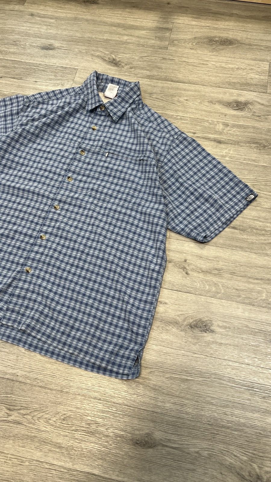 The North Face The North Face Vintage Plaid Short Sleeve Button Up Shirt Size US L / EU 52-54 / 3 - 3 Thumbnail