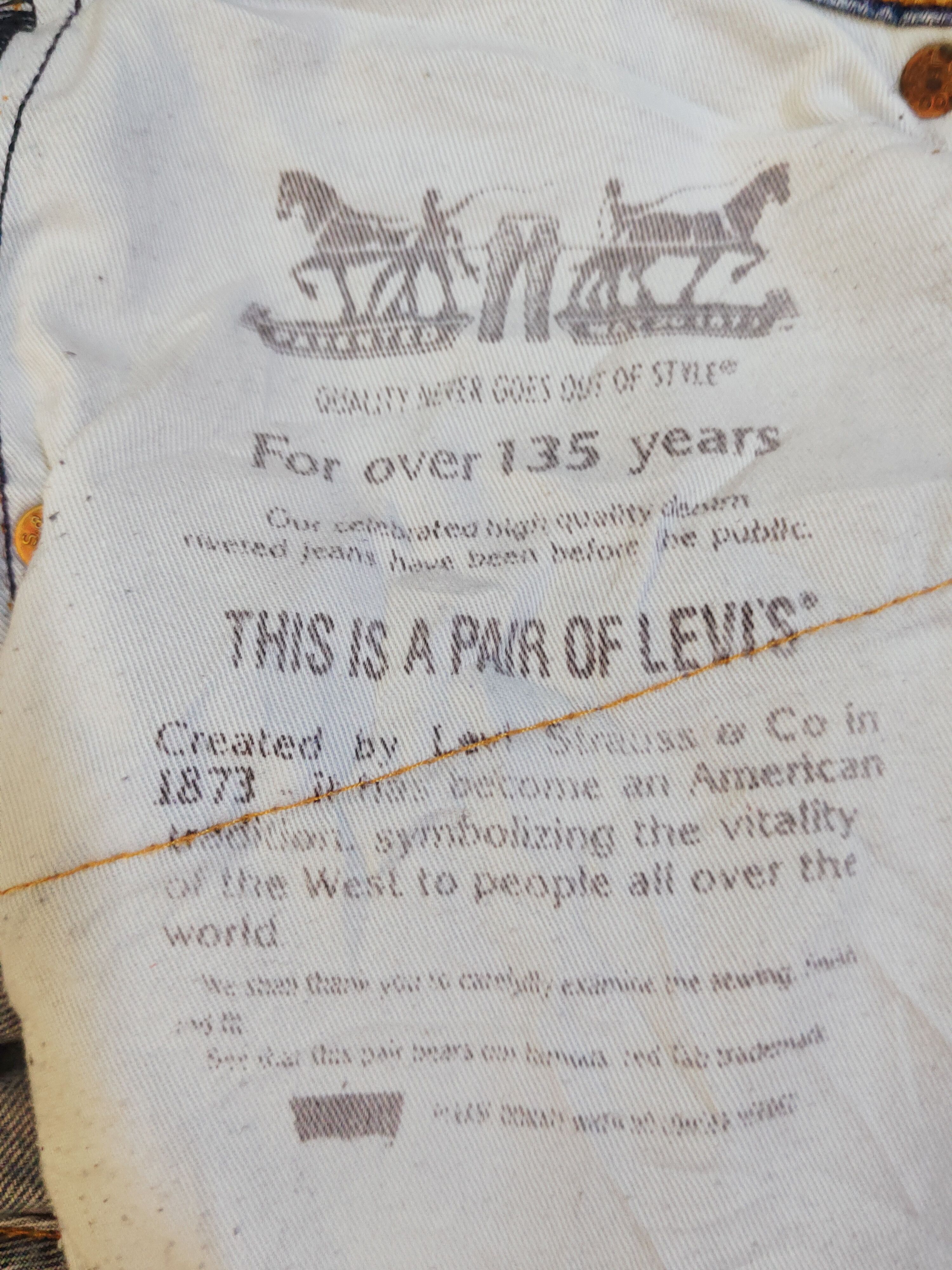 Levi's Levi's Blue Faded Distressed Ripped Jeans #S2714 Size US 35 - 15 Thumbnail
