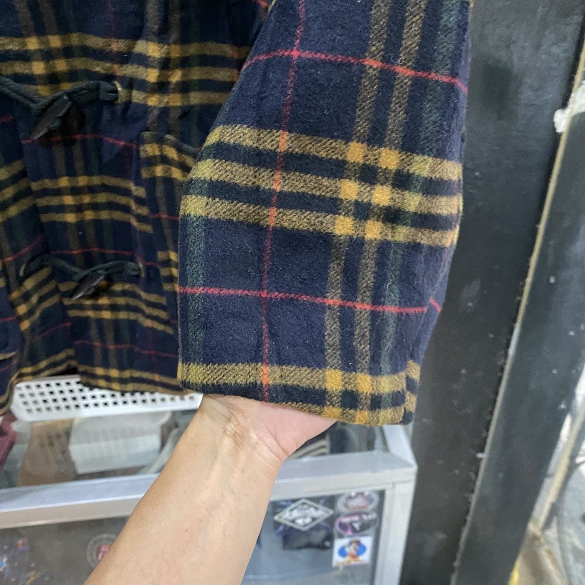Gloverall Gloverall duffle coat tartan check wool blend Size US S / EU 44-46 / 1 - 7 Thumbnail