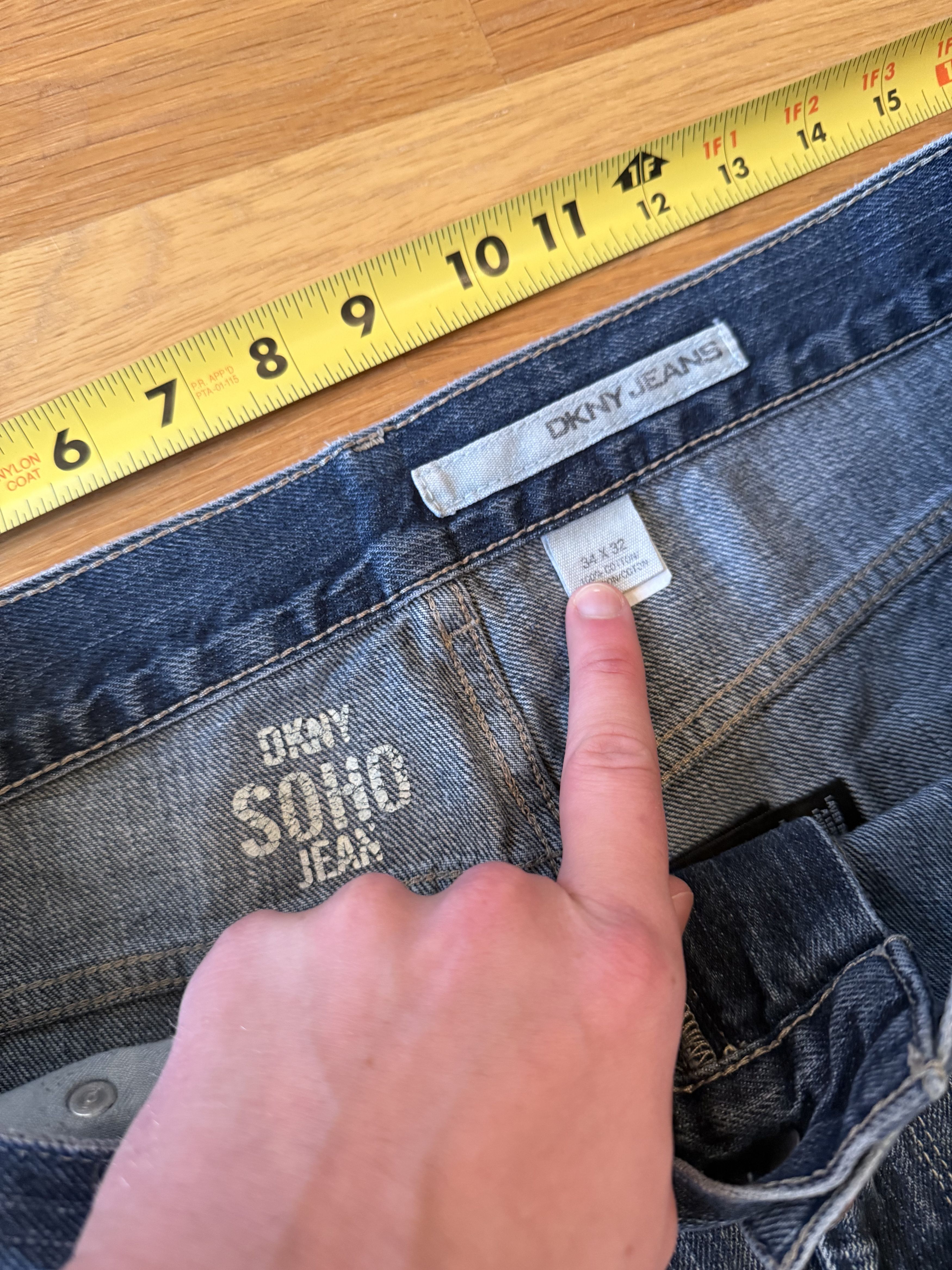 DKNY DKNY Soho Jeans 34x32 Size US 34 / EU 50 - 3 Thumbnail