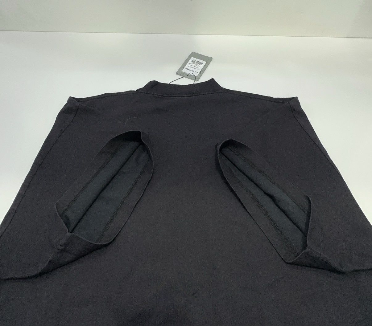 Balenciaga Balenciaga black cotton oversized t-shirt Size US M / EU 48-50 / 2 - 11 Thumbnail