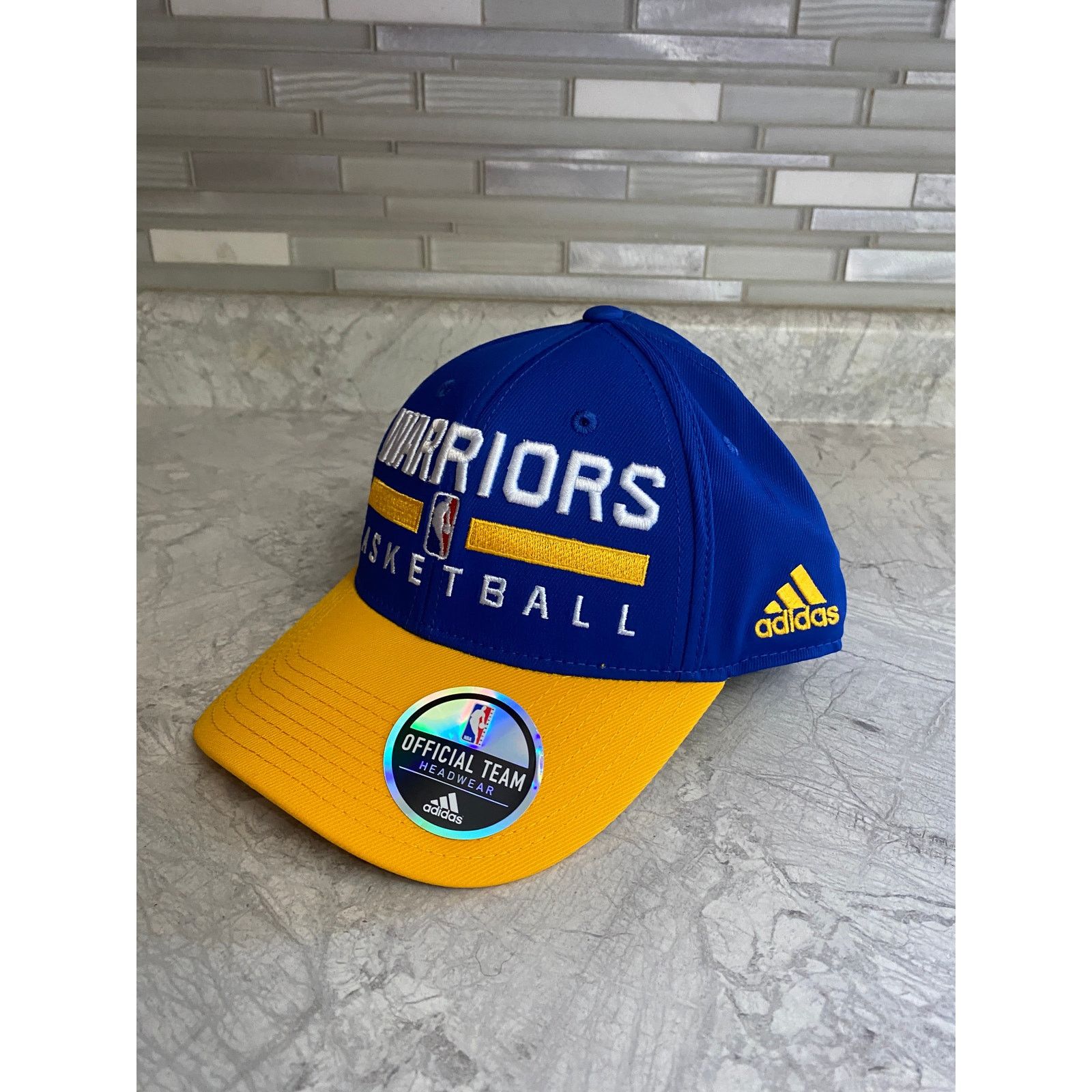 Adidas New Golden State Warriors Adidas NBA Snapback Hat Size ONE SIZE - 1 Thumbnail