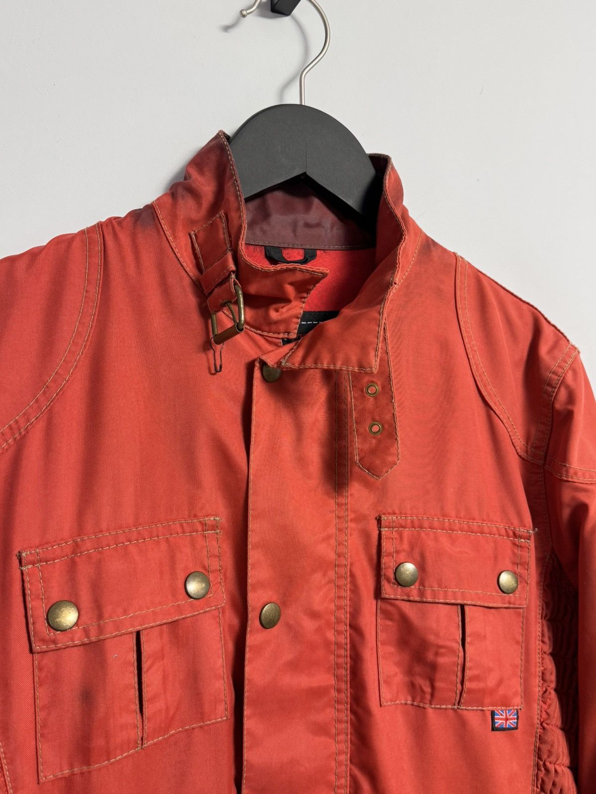 Belstaff × Vintage Belstaff Gold Label Cropped Moto Jacket Ramones Size L / US 10 / IT 46 - 7 Thumbnail