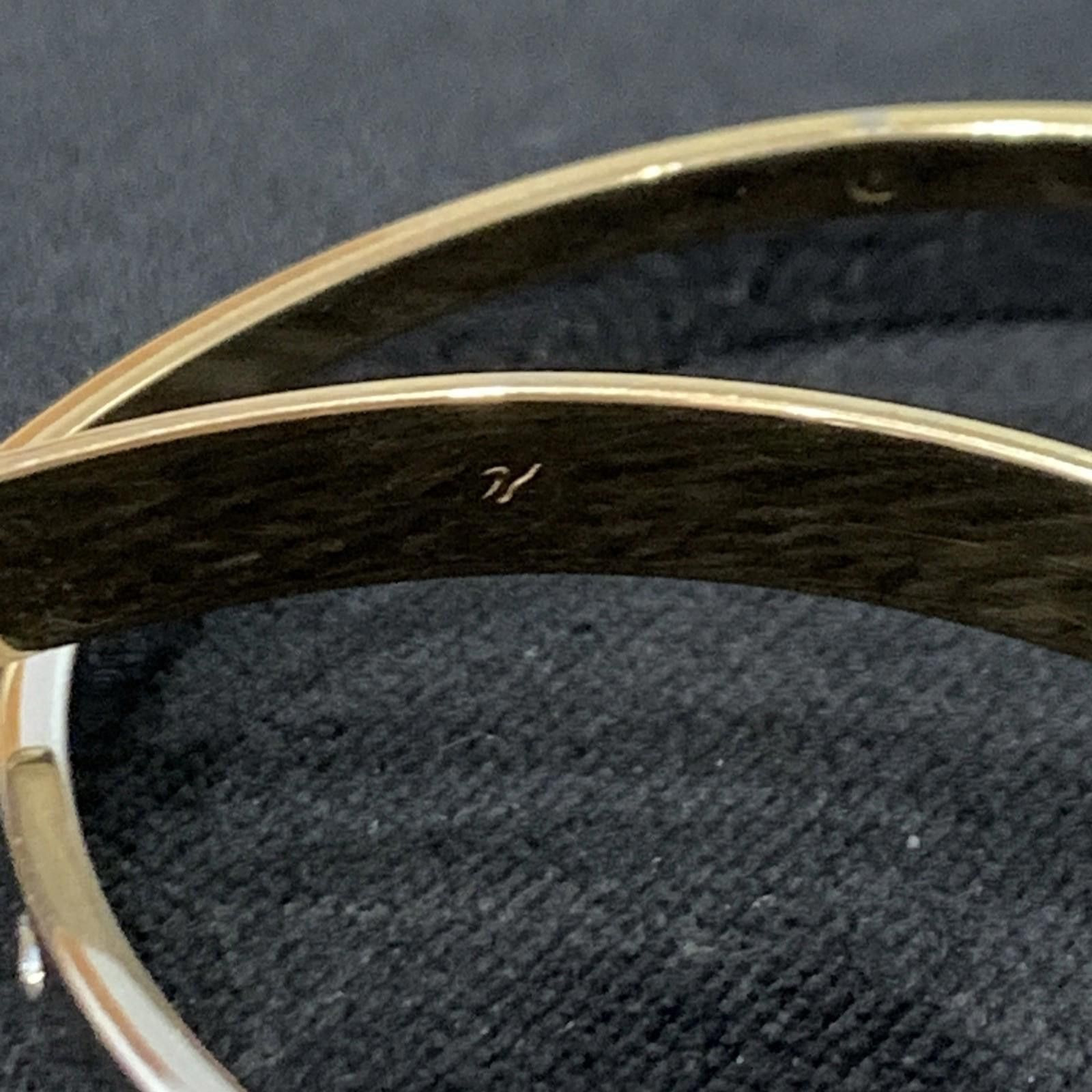 Swarovski 1990s Savvy by Swarovski Bangle Set Gold Tone w/ Crystals Size ONE SIZE - 6 Thumbnail