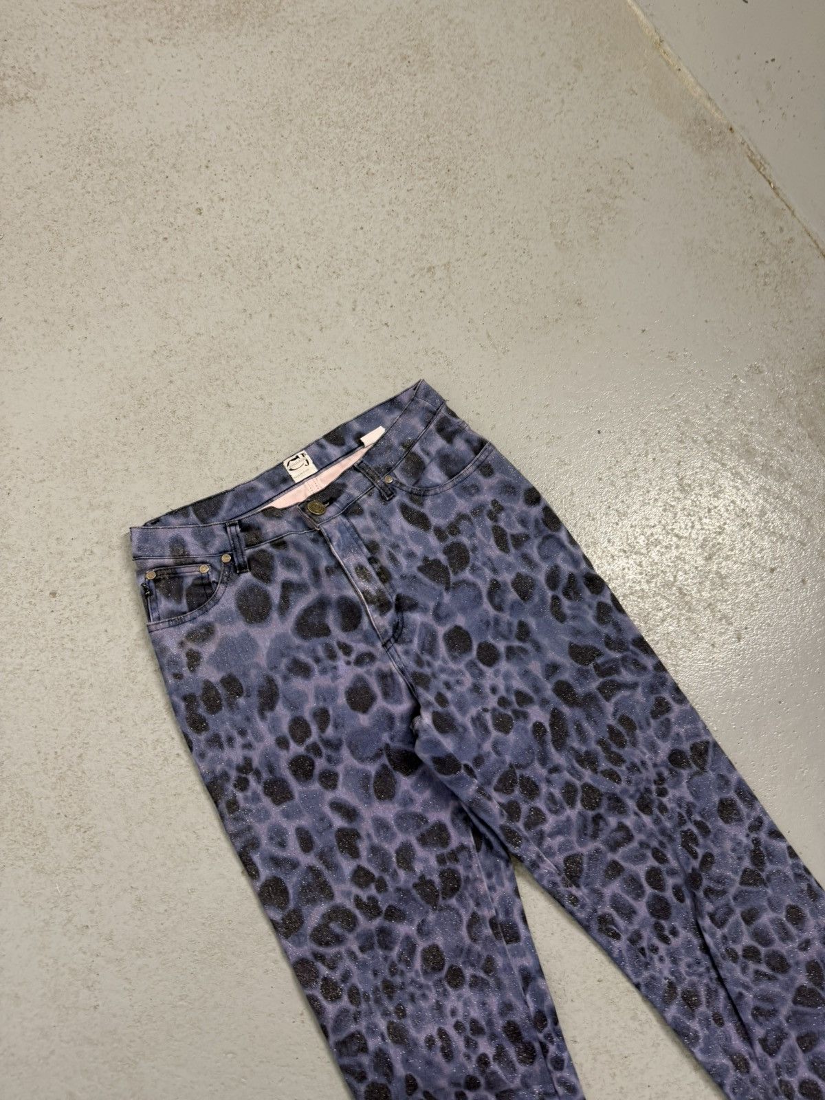 Just Cavalli Vintage Cavalli Jeans Leopard Overprinted Jeans Size 32" / US 10 / IT 46 - 3 Thumbnail