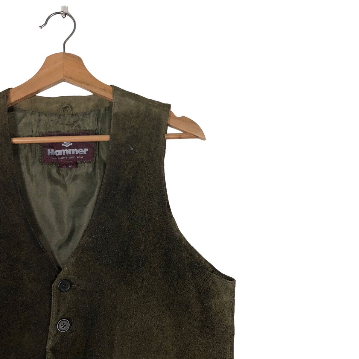 Genuine Leather 🔥Vintage Hammer Genuine Leather Utility Vest Waist Coats Size US M / EU 48-50 / 2 - 6 Thumbnail