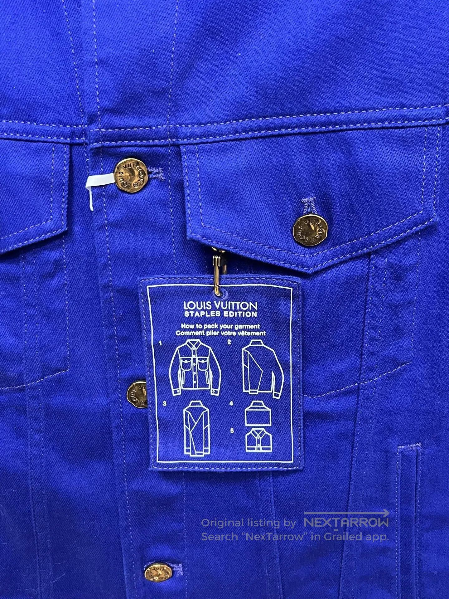 Louis Vuitton louis vuitton electric blue denim jacket. Size US M / EU 48-50 / 2 - 3 Thumbnail