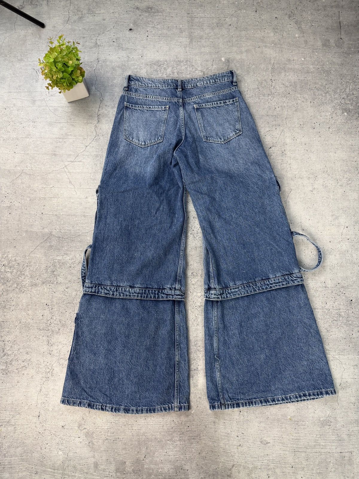 Hysteric Glamour CRAZY FADE FLARED VINTAGE Y2K Jeans if six was nine style Size US 29 - 9 Thumbnail