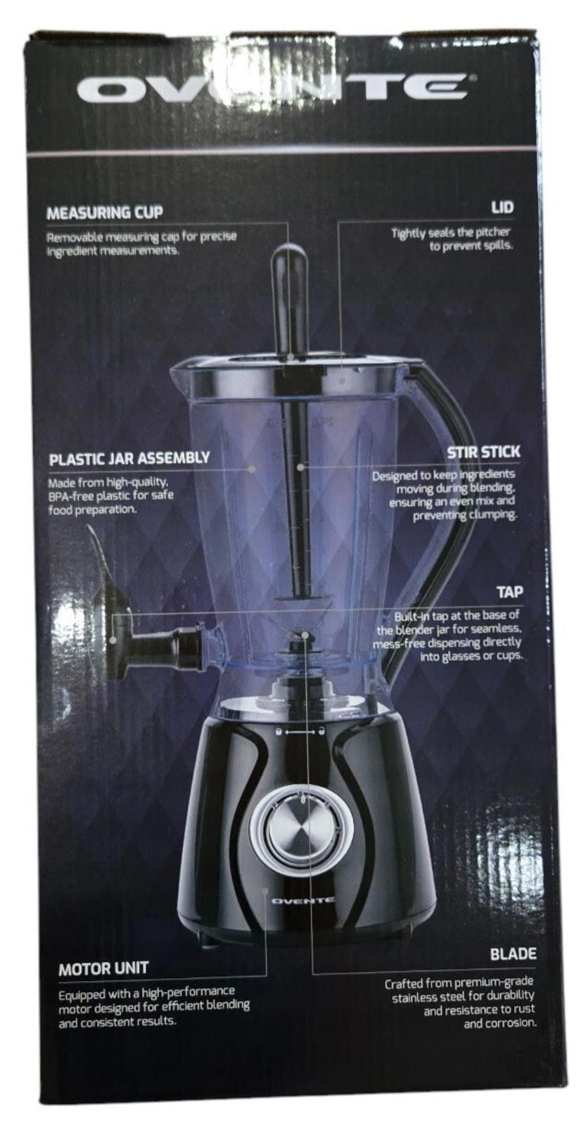 Designer Ovente Margarita Maker w/ Flow Spout 1.5 Liter Electric Size ONE SIZE - 3 Thumbnail