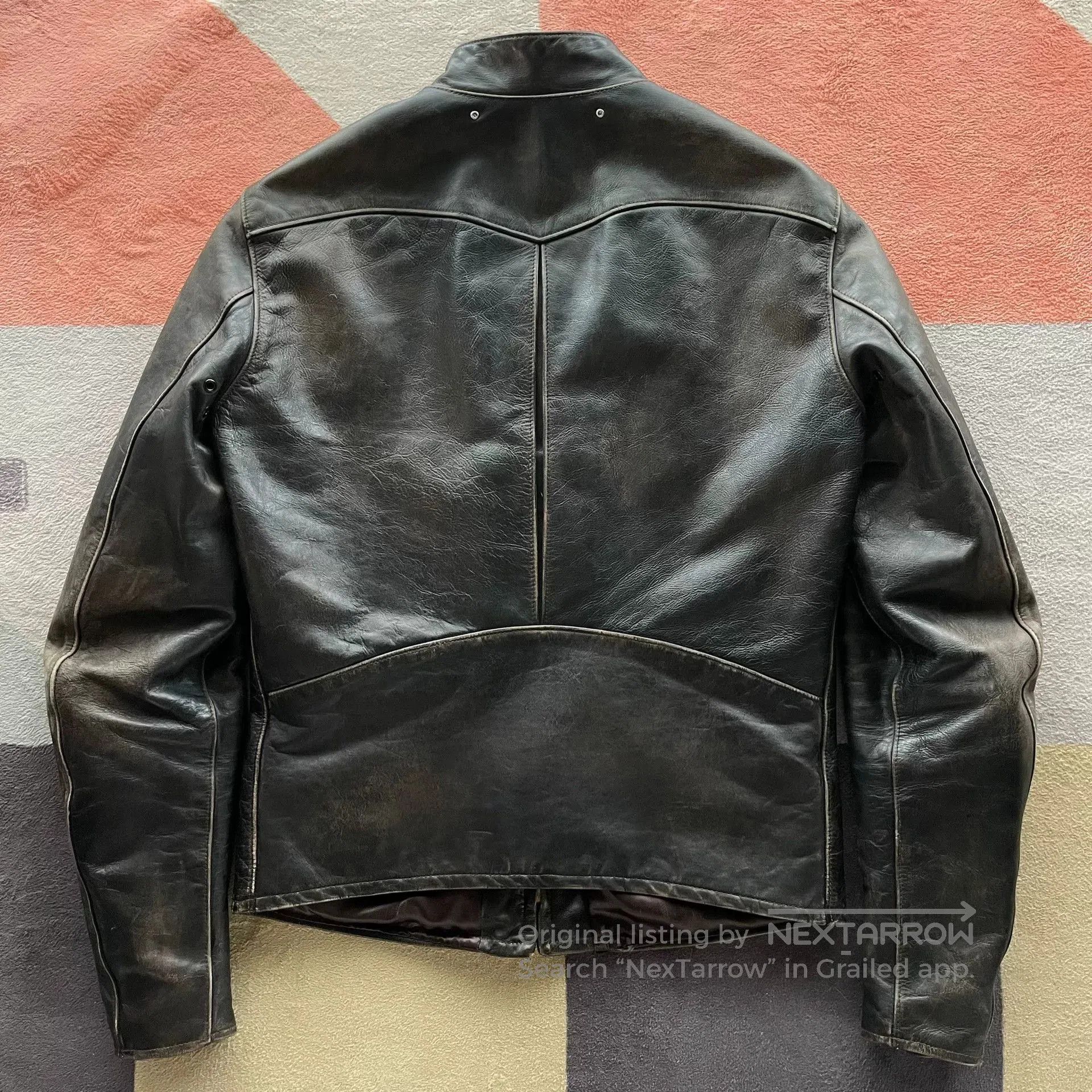 RRL Ralph Lauren RRL J100 Chain Version Leather Jacket. Size US XS / EU 42 / 0 - 3 Thumbnail