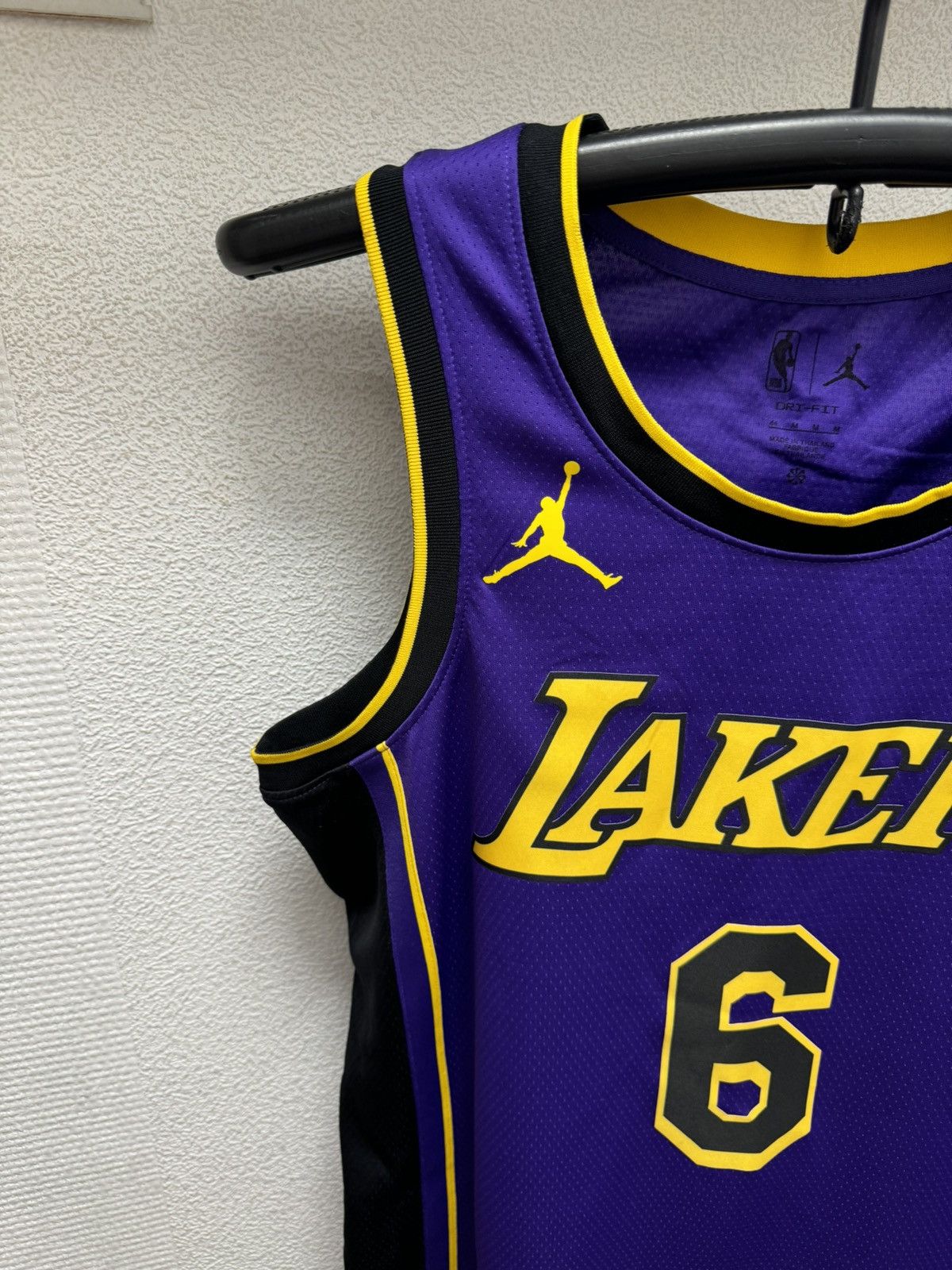 Jordan Brand Lebron James 6 Lakers Jordan authentic jersey M leavealegacy Size US M / EU 48-50 / 2 - 3 Thumbnail