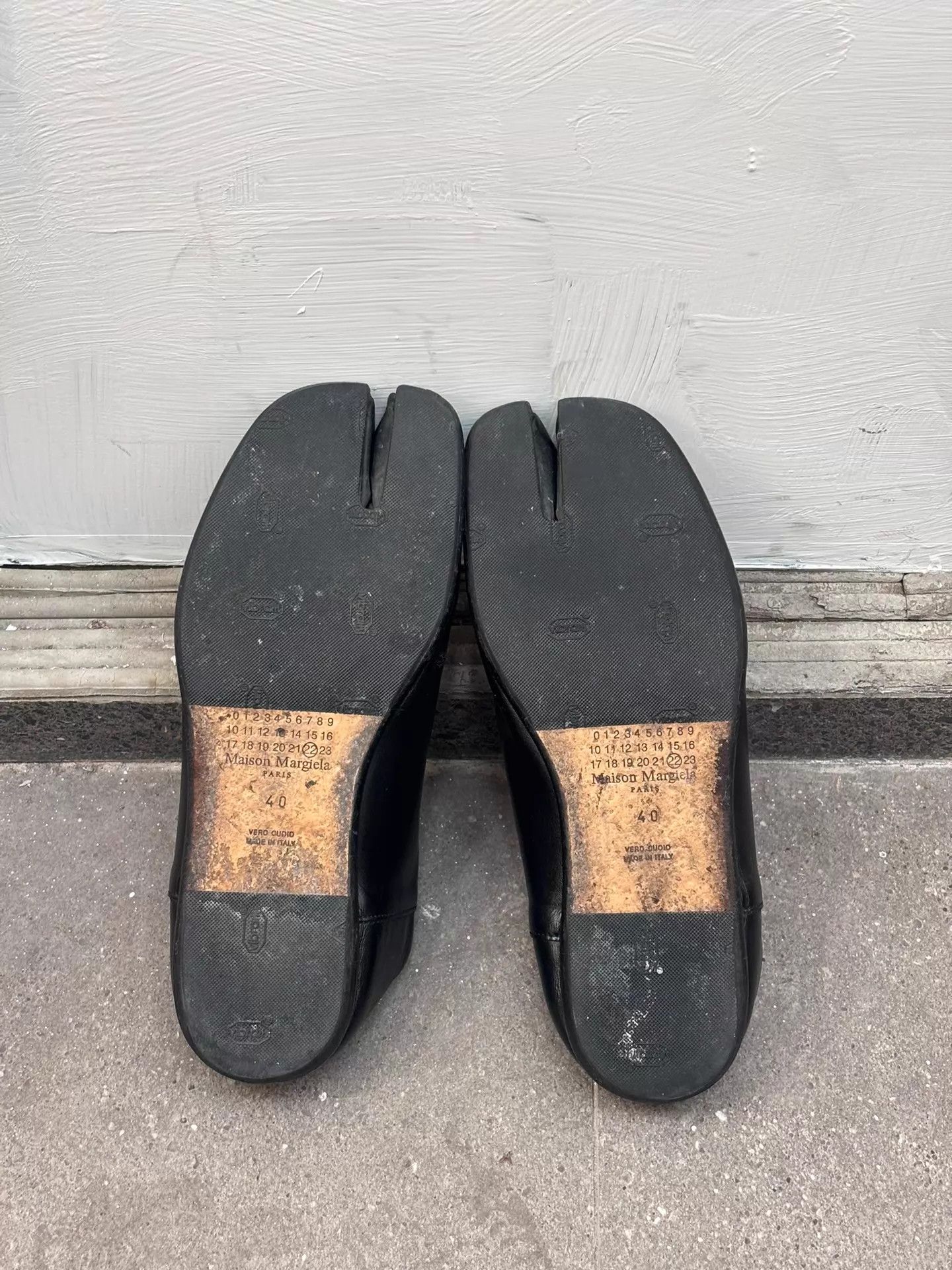 Maison Margiela Maison Margiela Men's Monk Tabi Shoes 40 Leather V-Sole Size US 7 / EU 40 - 5 Thumbnail