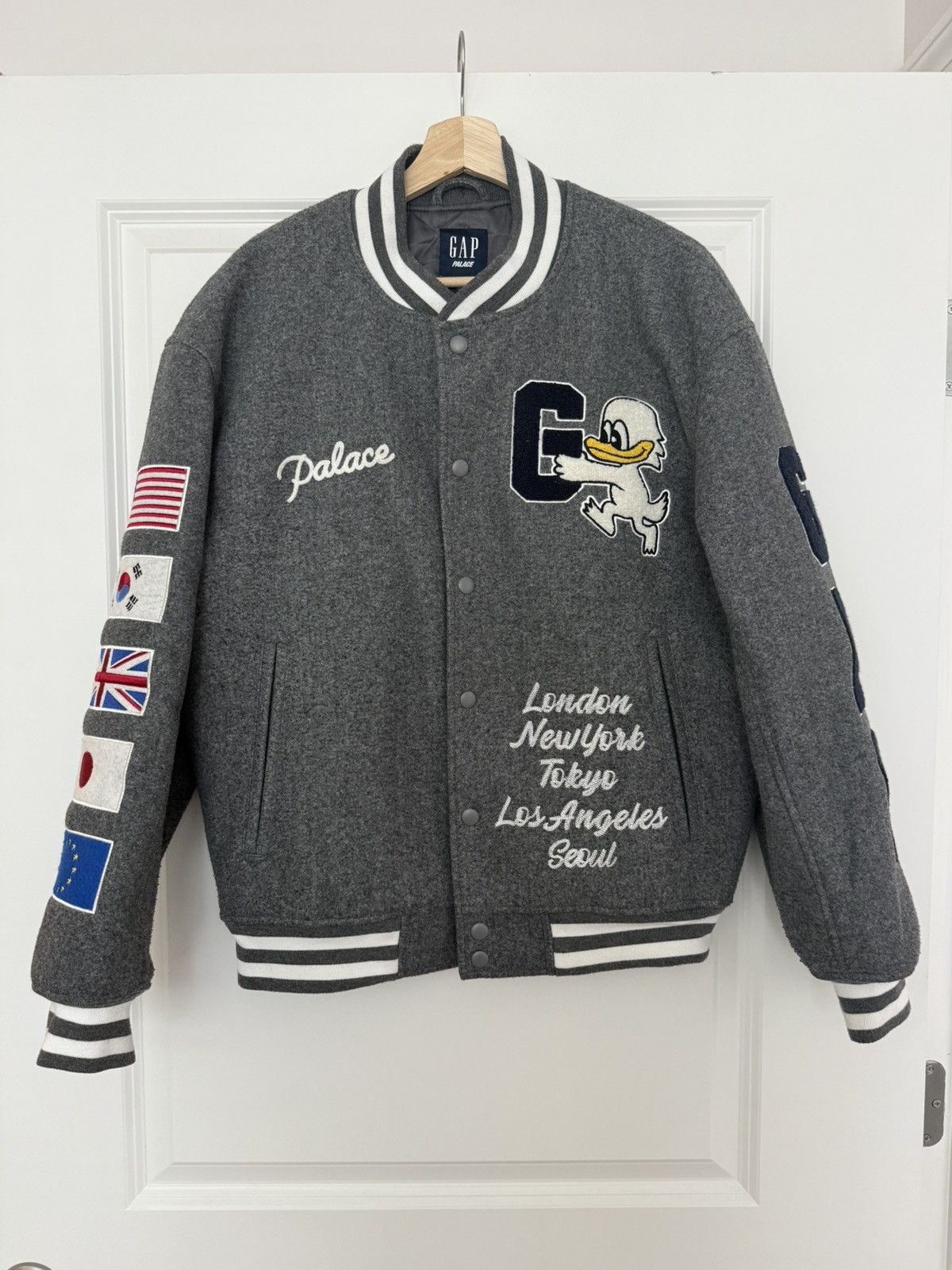Gap × Palace GAP x PALACE VARSITY JACKET Size US S / EU 44-46 / 1 - 1 Thumbnail