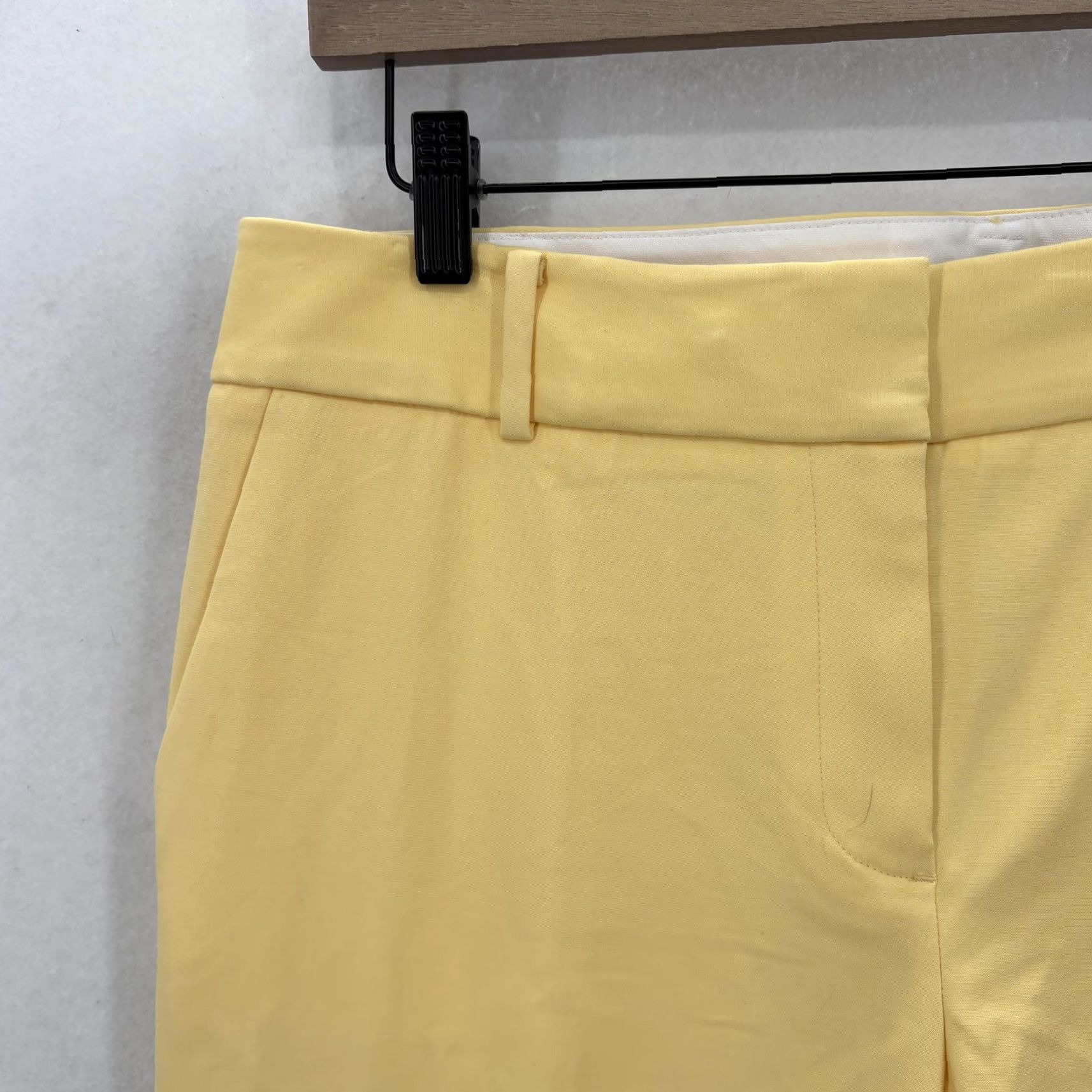 Talbots Talbots Hampshire Ankle Pants Womens 10 Yellow Straight Leg Stretch Work Career Pants Size 32" / US 10 / IT 46 - 3 Thumbnail
