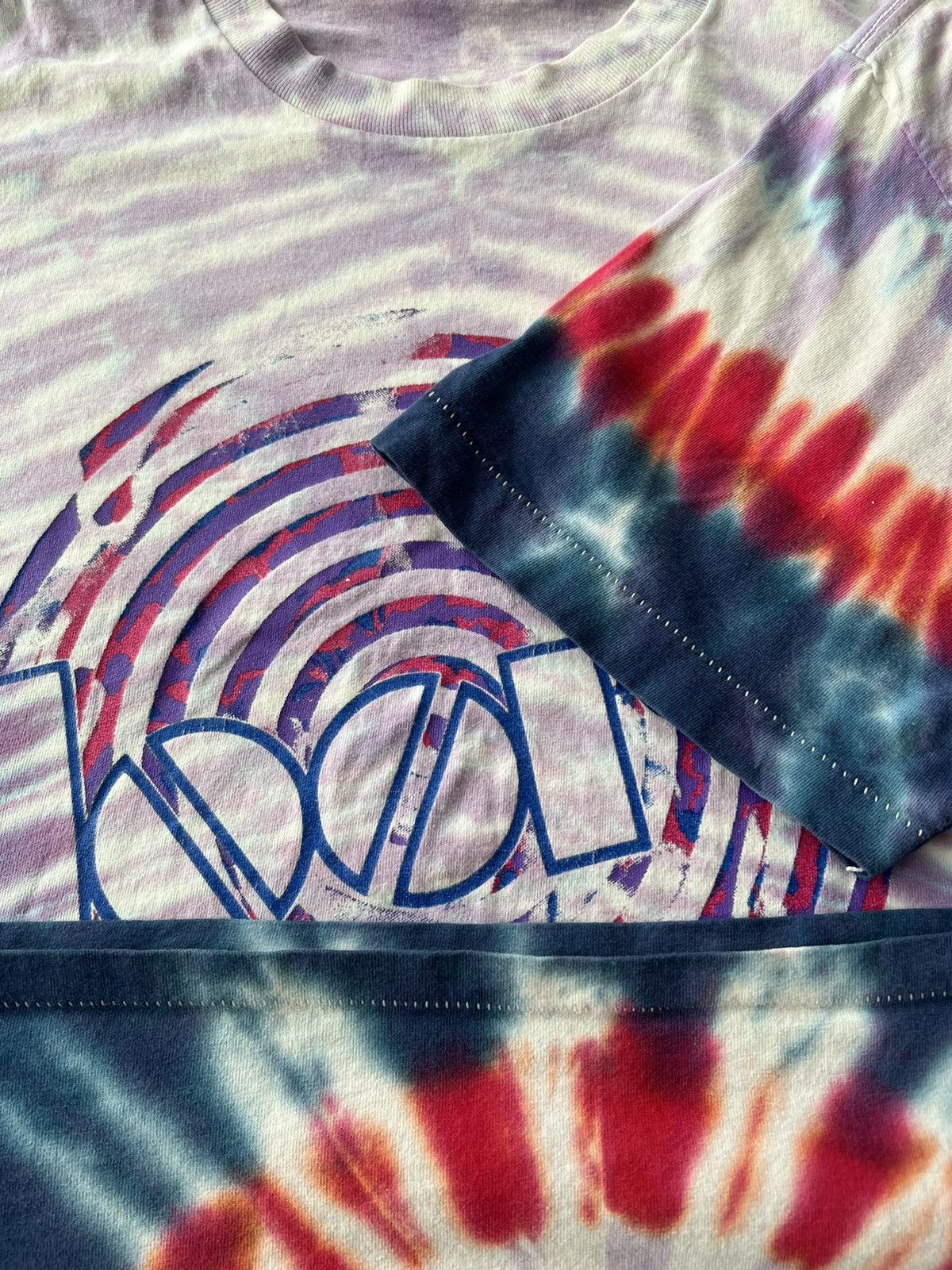Band Tees Vintage 1995 The Doors Jim Morrison Tie Dye T-shirt Size US XL / EU 56 / 4 - 7 Thumbnail