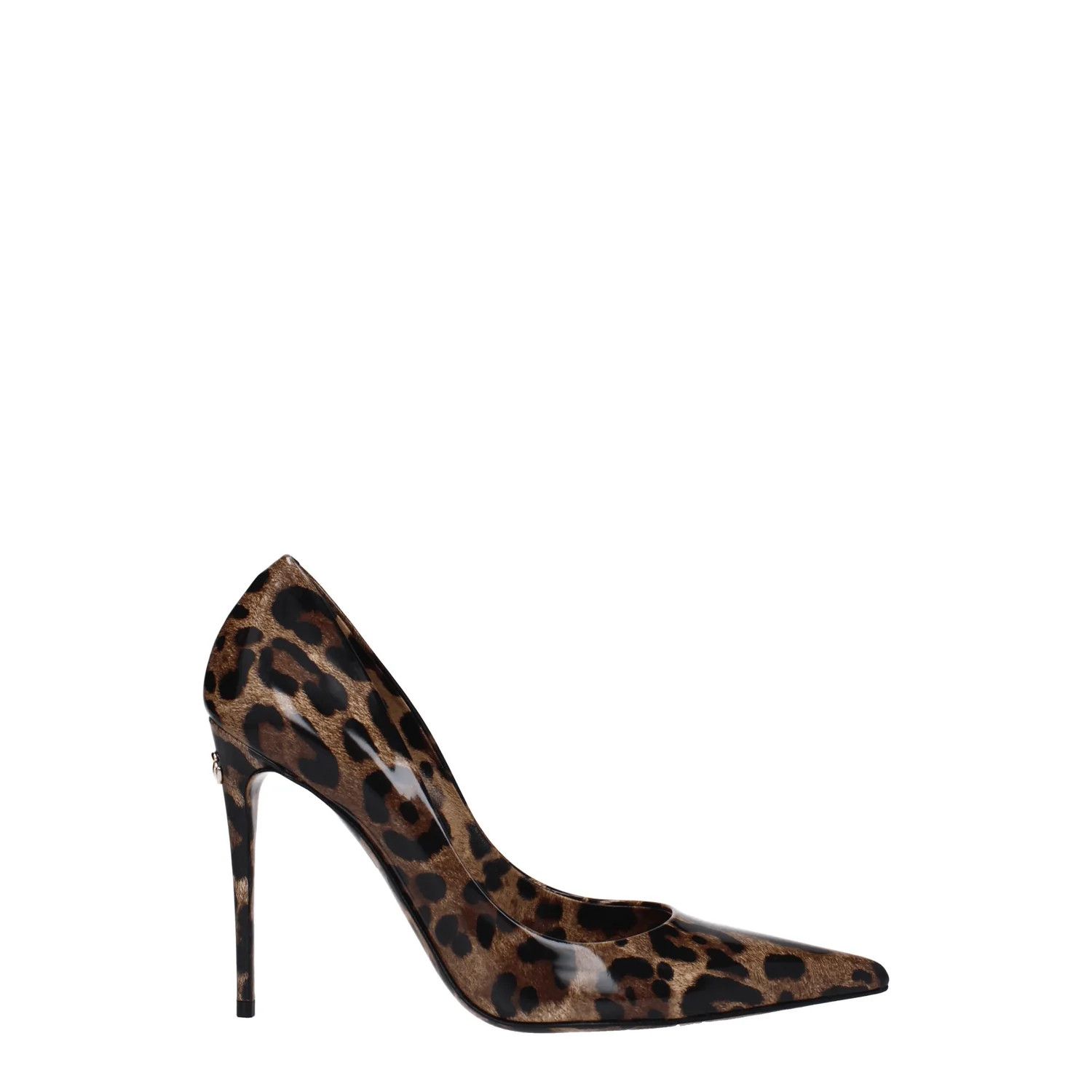Dolce & Gabbana ob1o1e1124 Leather Pumps in Brown/Leopard Size US 7.5 / IT 37.5 - 1 Thumbnail