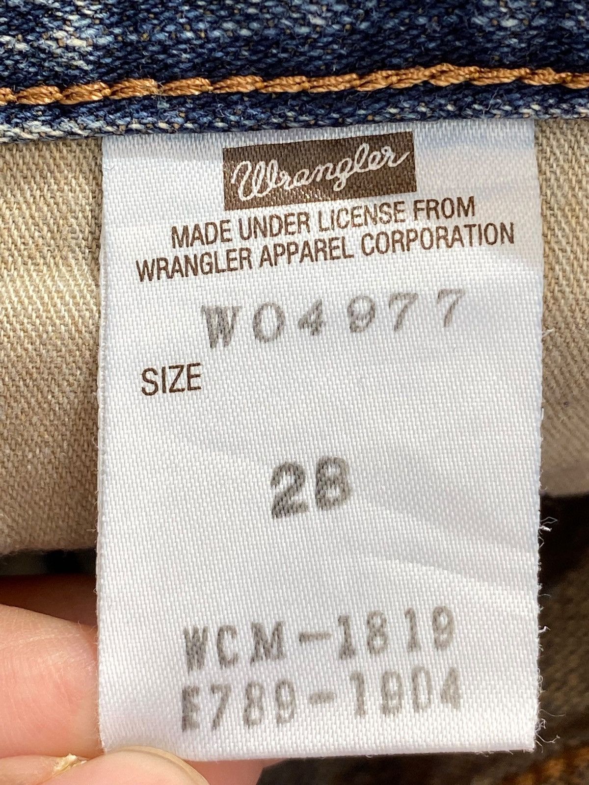 Wrangler Wrangler Brand Faded Wash Flare Style Jeans Size US 29 - 15 Thumbnail