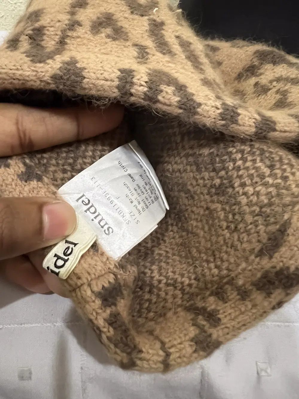Japanese Brand × Vintage Leopard Beanie Hat Size ONE SIZE - 4 Thumbnail