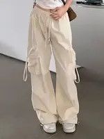 Japanese Brand × Vintage Zoki Hip Hop Y2K Cargo Pants Women Streetwear Size 30" / US 8 / IT 44 - 3 Thumbnail