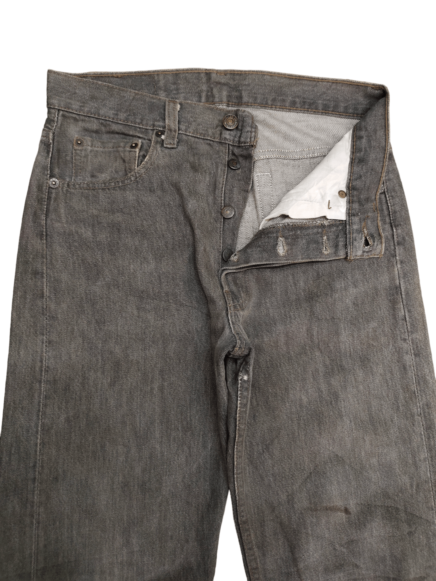 Levi's Vintage Clothing Vintage 90s Levis 501 Made In Usa Denim Jeans Size US 28 / EU 44 - 9 Thumbnail