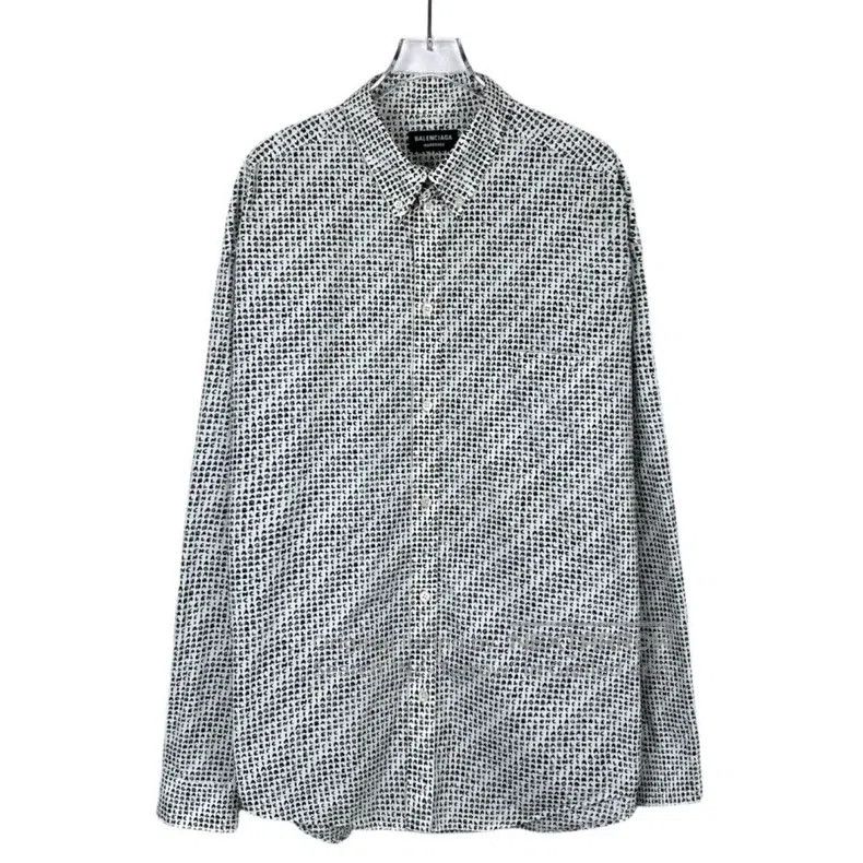 Balenciaga Balenciaga Graffiti Logo Fully Printed Collar Patchwork Co Size XS / US 0-2 / IT 36-38 - 1 Thumbnail