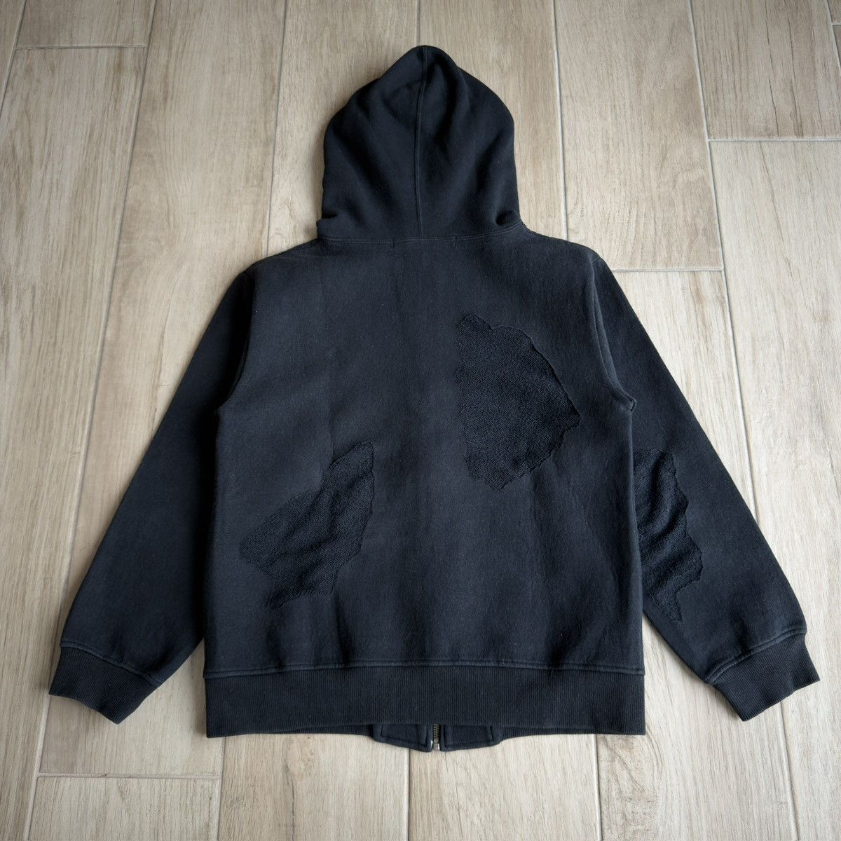 Schlussel Terry Cloth Inverted Fabric Patches Hoodie Size US M / EU 48-50 / 2 - 2 Thumbnail