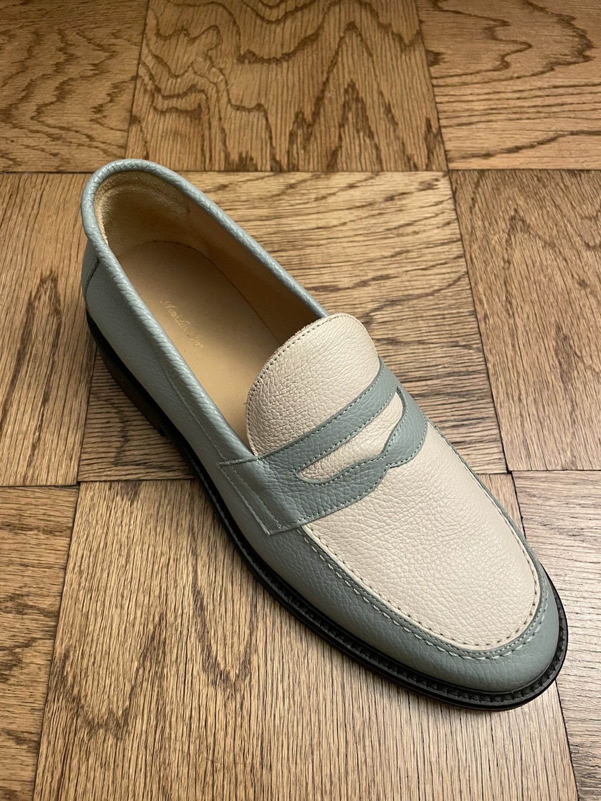 Aime Leon Dore Aime Leon Dore Penny Loafer - Size 11 - Blue/White Size US 11 / EU 44 - 3 Thumbnail