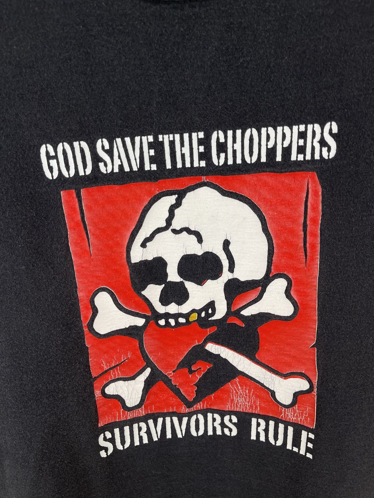 Band Tees Vintage God Save the Choppers Mekka T-shirt Survivors Rule Size US L / EU 52-54 / 3 - 7 Thumbnail