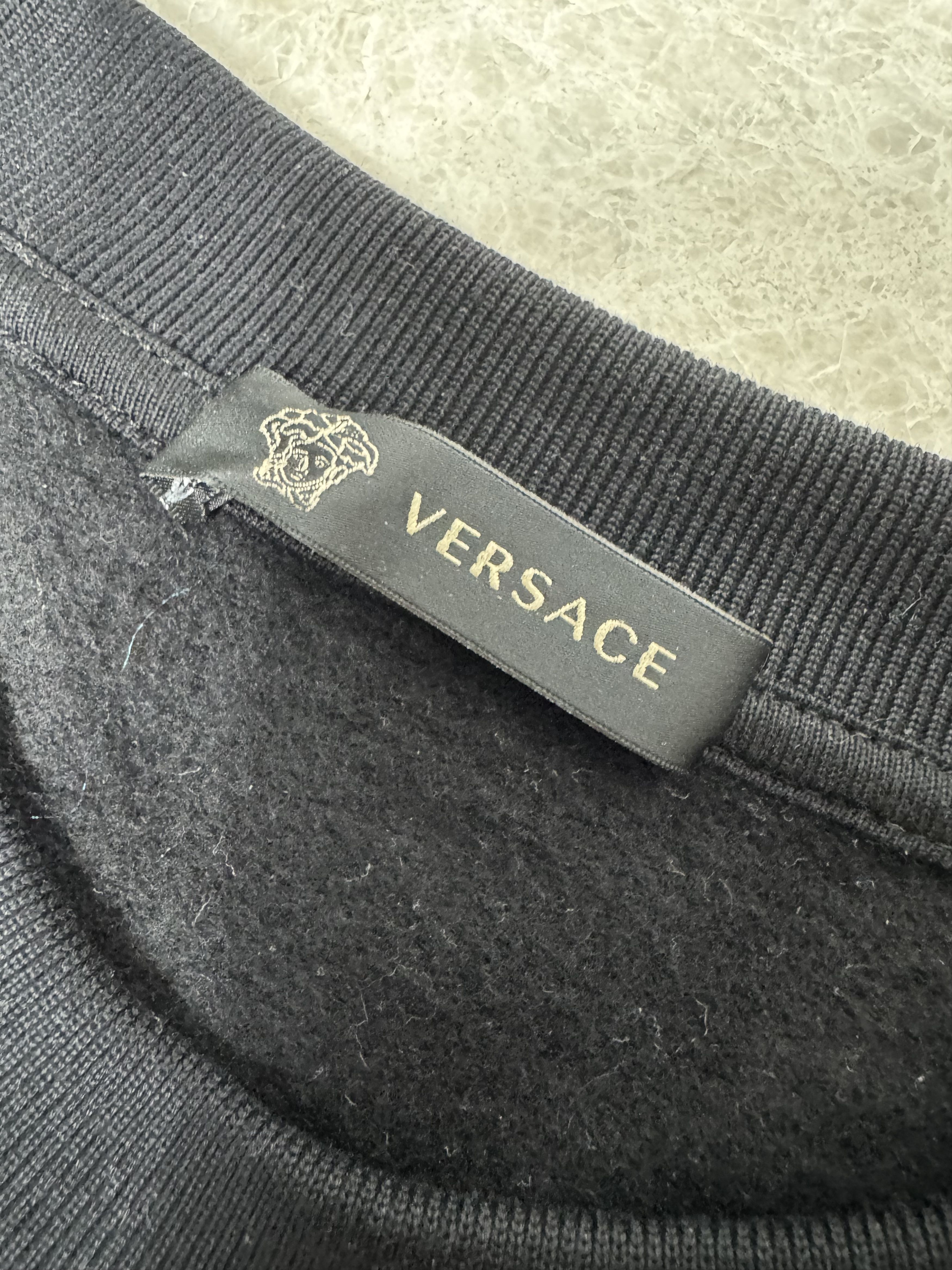 Versace Versace Silk Logo Crewneck Size US XL / EU 56 / 4 - 3 Thumbnail
