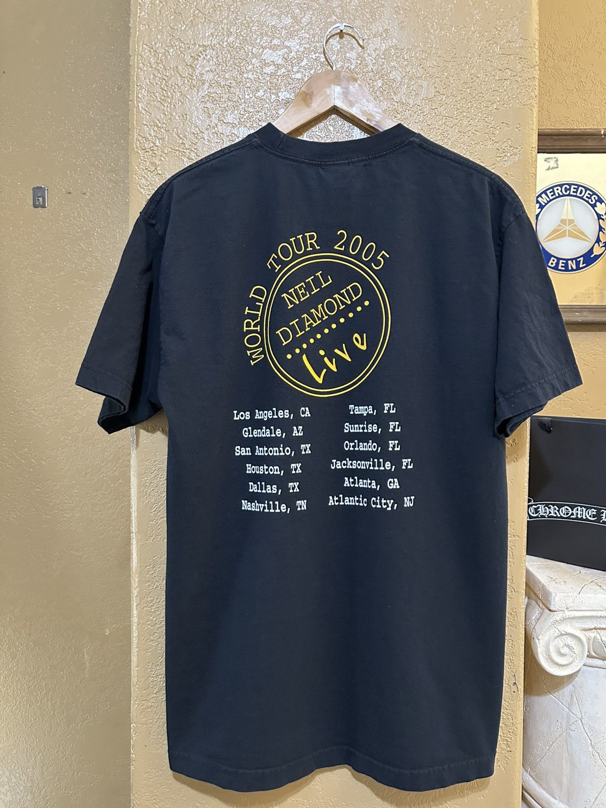 Band Tees × Vintage Vintage Neil Diamond 2005 World Tour tee large Size US L / EU 52-54 / 3 - 2 Thumbnail