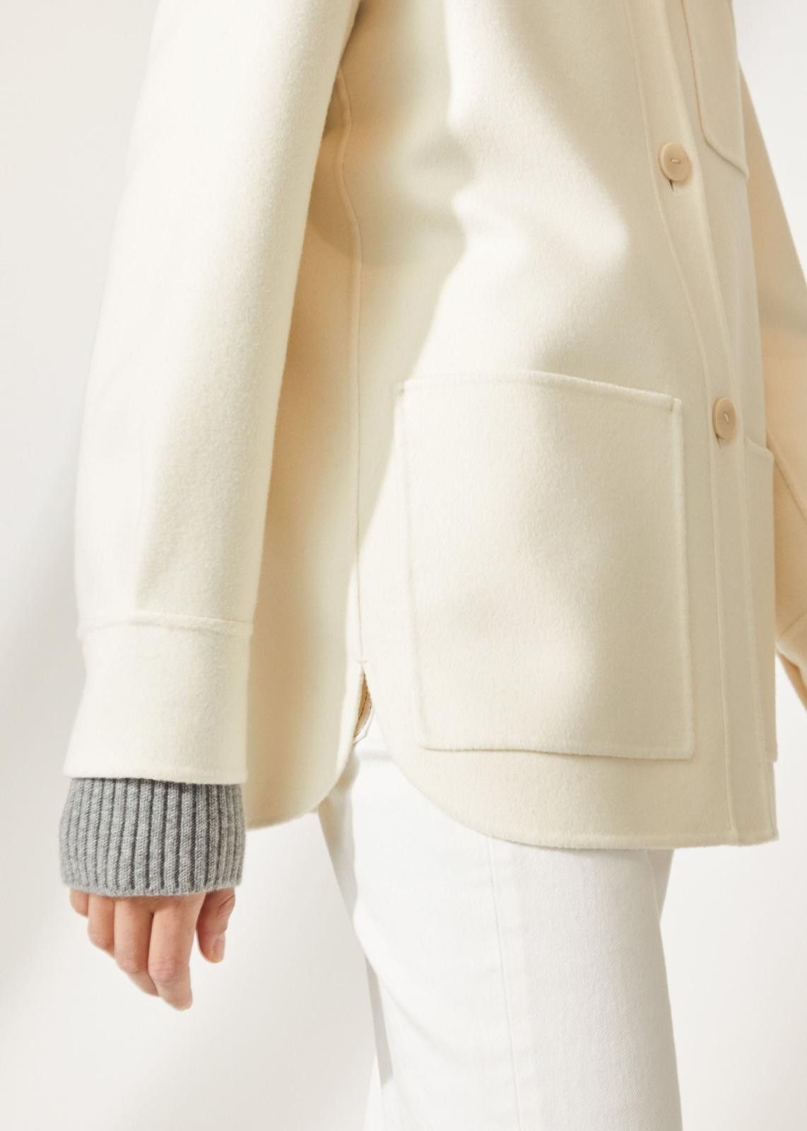 Loro Piana o1srvl11e0425 FAM1937 Larson Jacket in White Size S / US 4 / IT 40 - 2 Thumbnail