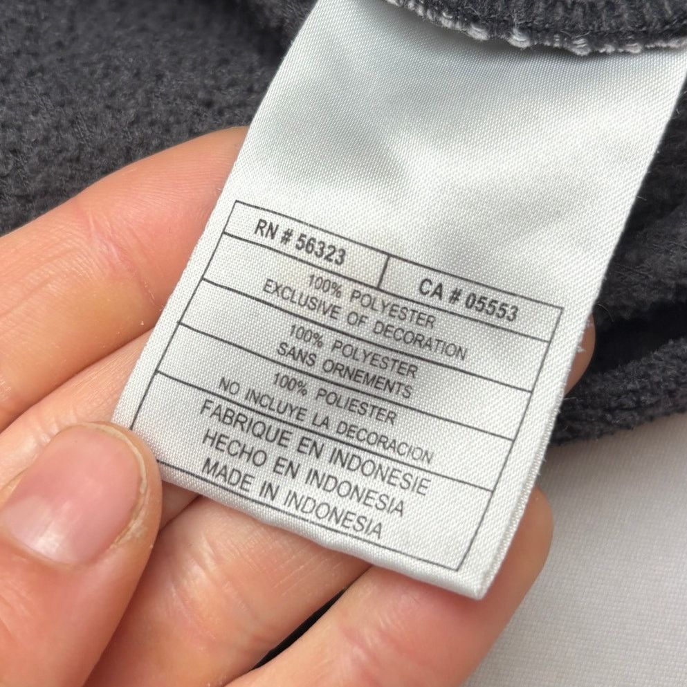 Nike × Vintage Vintage Y2K Nike Silver Tag Spellout Fleece Hoodie Men's S Size US S / EU 44-46 / 1 - 7 Thumbnail