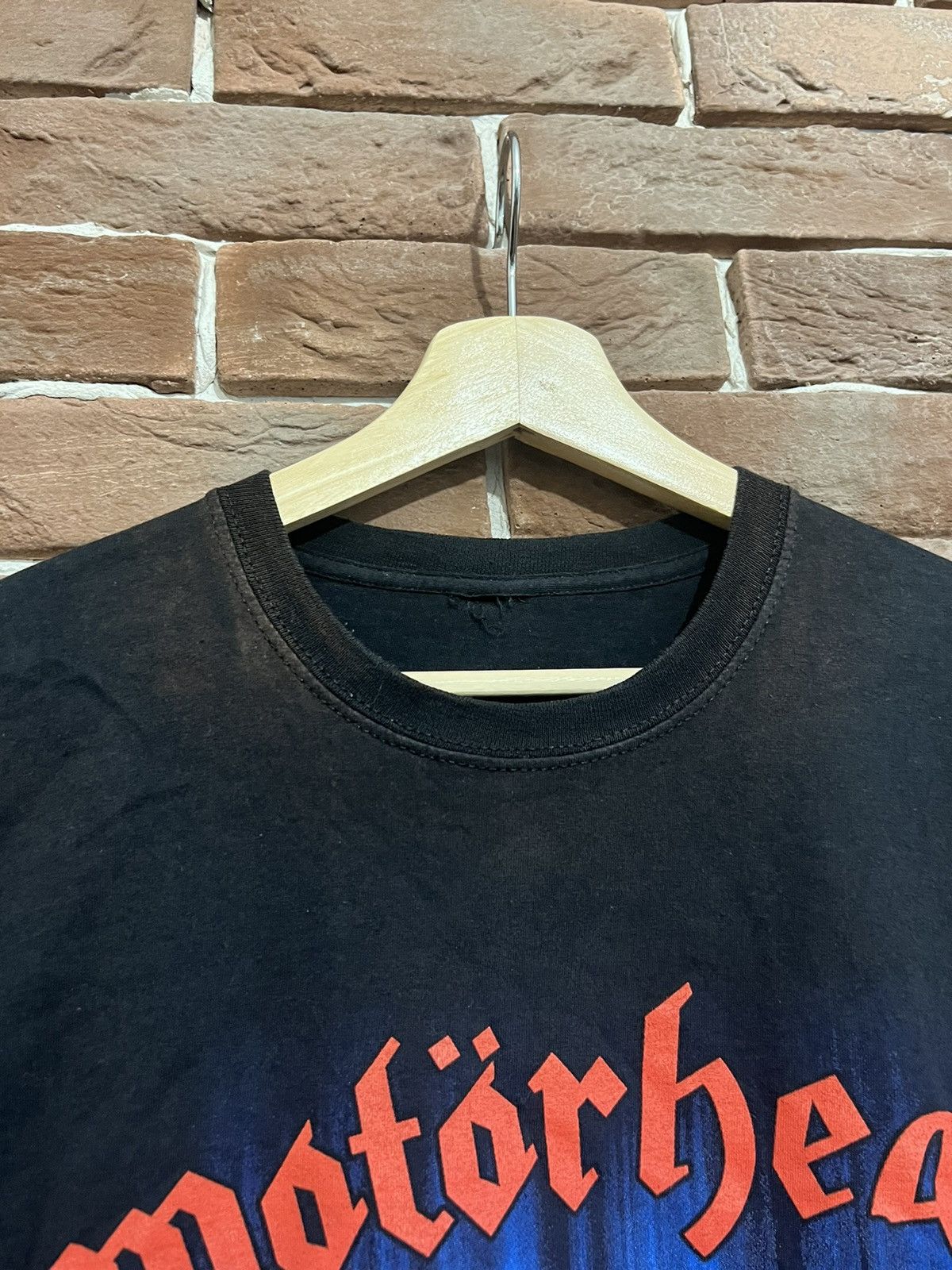 Band Tees Motorhead England Rock Band Black Faded Classic Y2k Tee Size US XXL / EU 58 / 5 - 3 Thumbnail