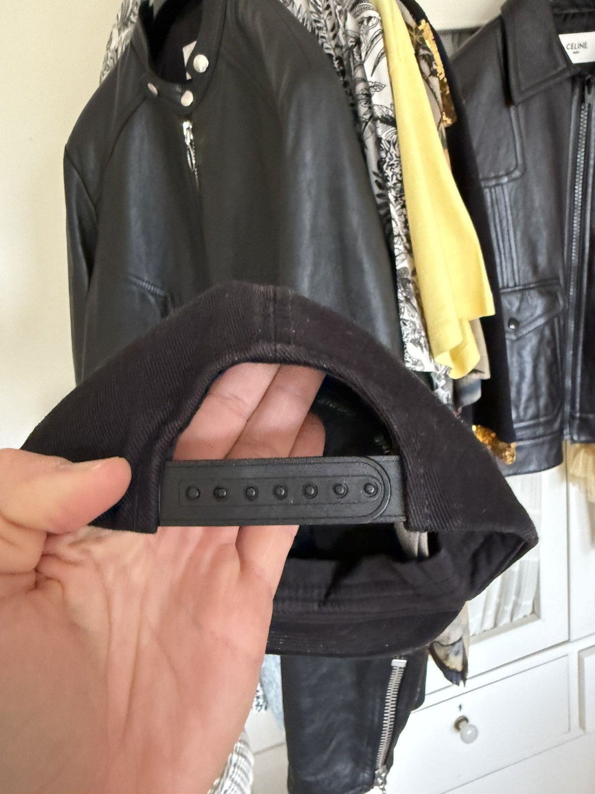 Celine $590 Celine C logo embroidered baseball cap Hedi Slimane M Size ONE SIZE - 6 Thumbnail