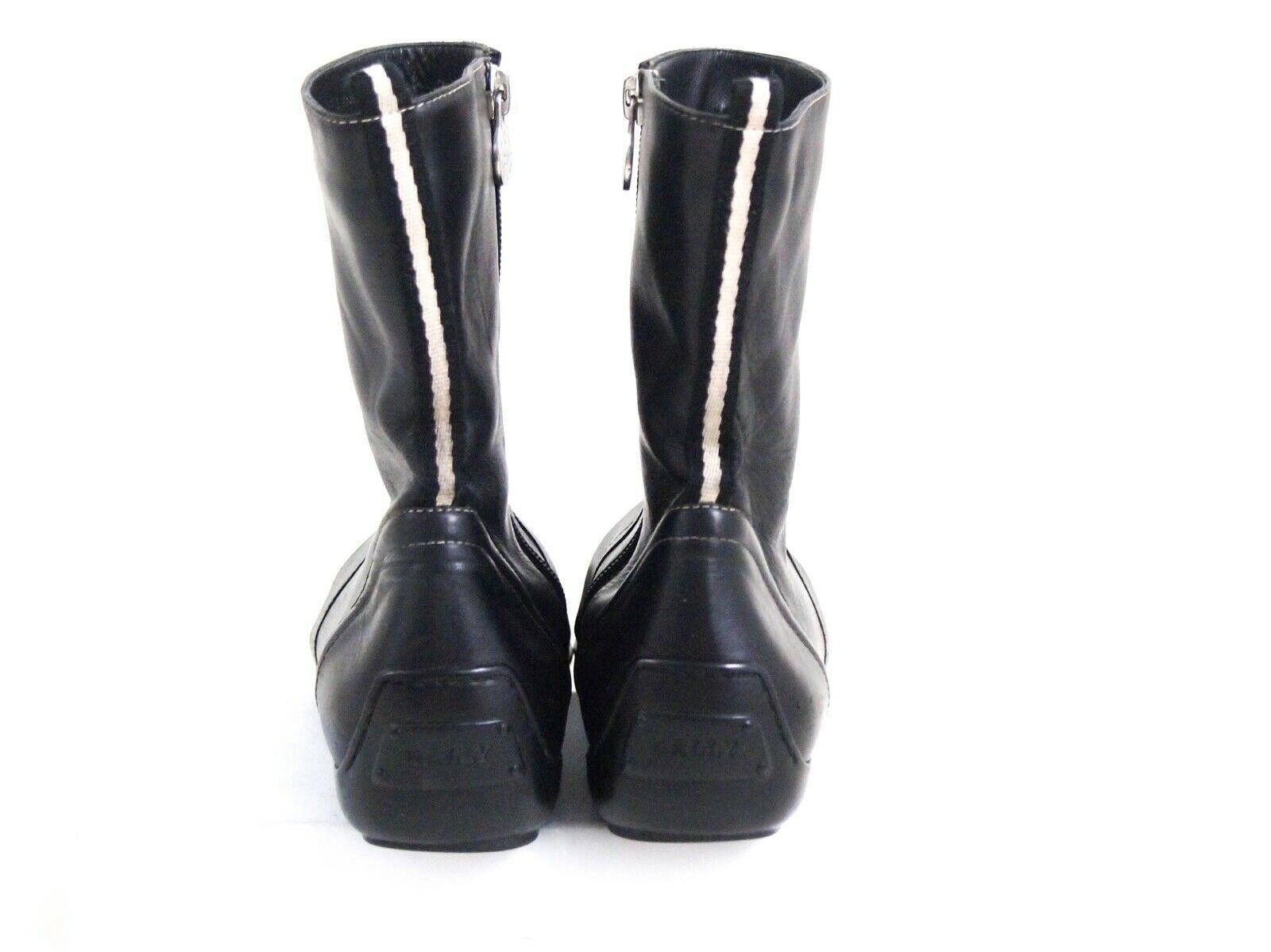 Bally Bally TYROL Ankle Boots Black Leather Womens US 4.5 EU 35 Size US 4.5 / IT 34.5 - 7 Thumbnail