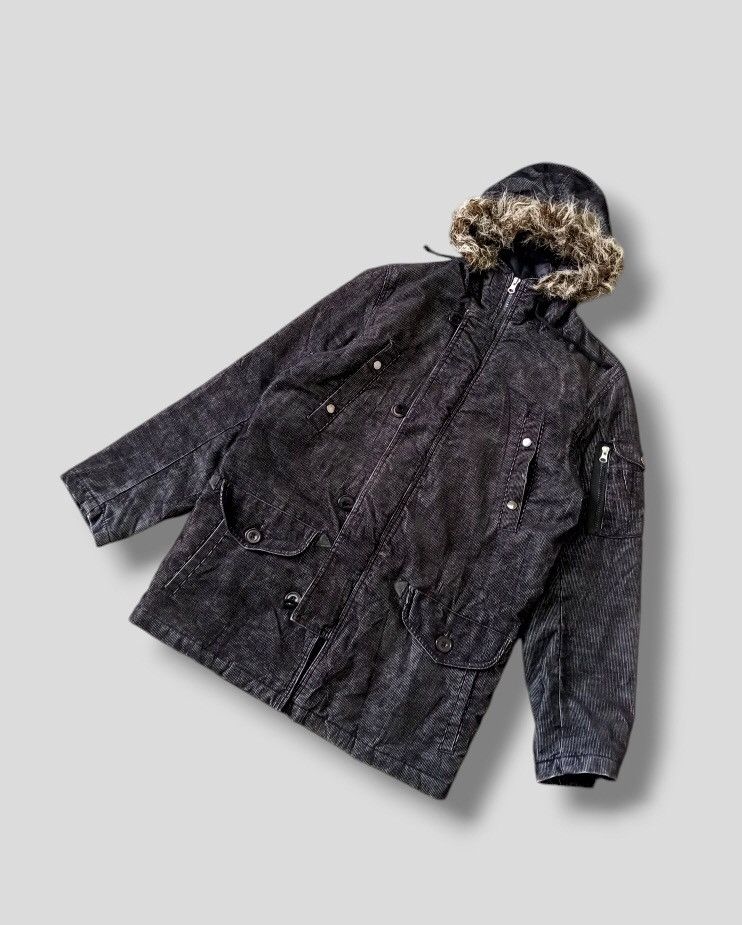 Hysteric Glamour × If Six Was Nine × Japanese Brand A05 Ventina Design Fur Hoodie Curduroy Jacket Size US L / EU 52-54 / 3 - 1 Thumbnail
