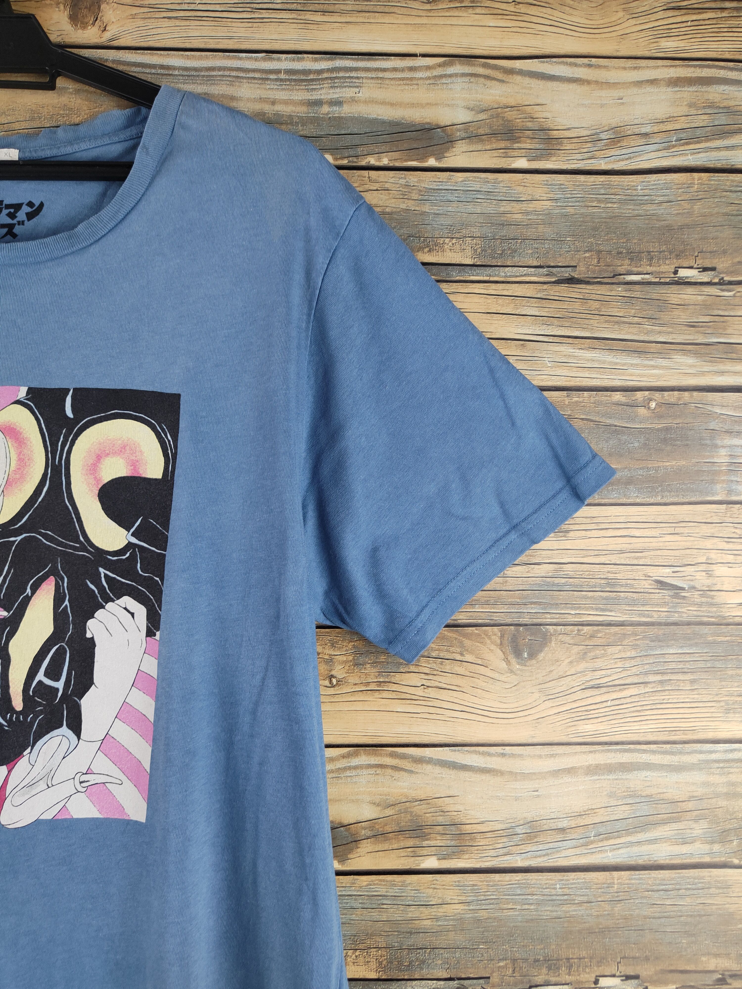 Anime D GU X Ultraman vs kaiju Blue Short Sleeve T-shirts #S2874 Size US XL / EU 56 / 4 - 7 Thumbnail