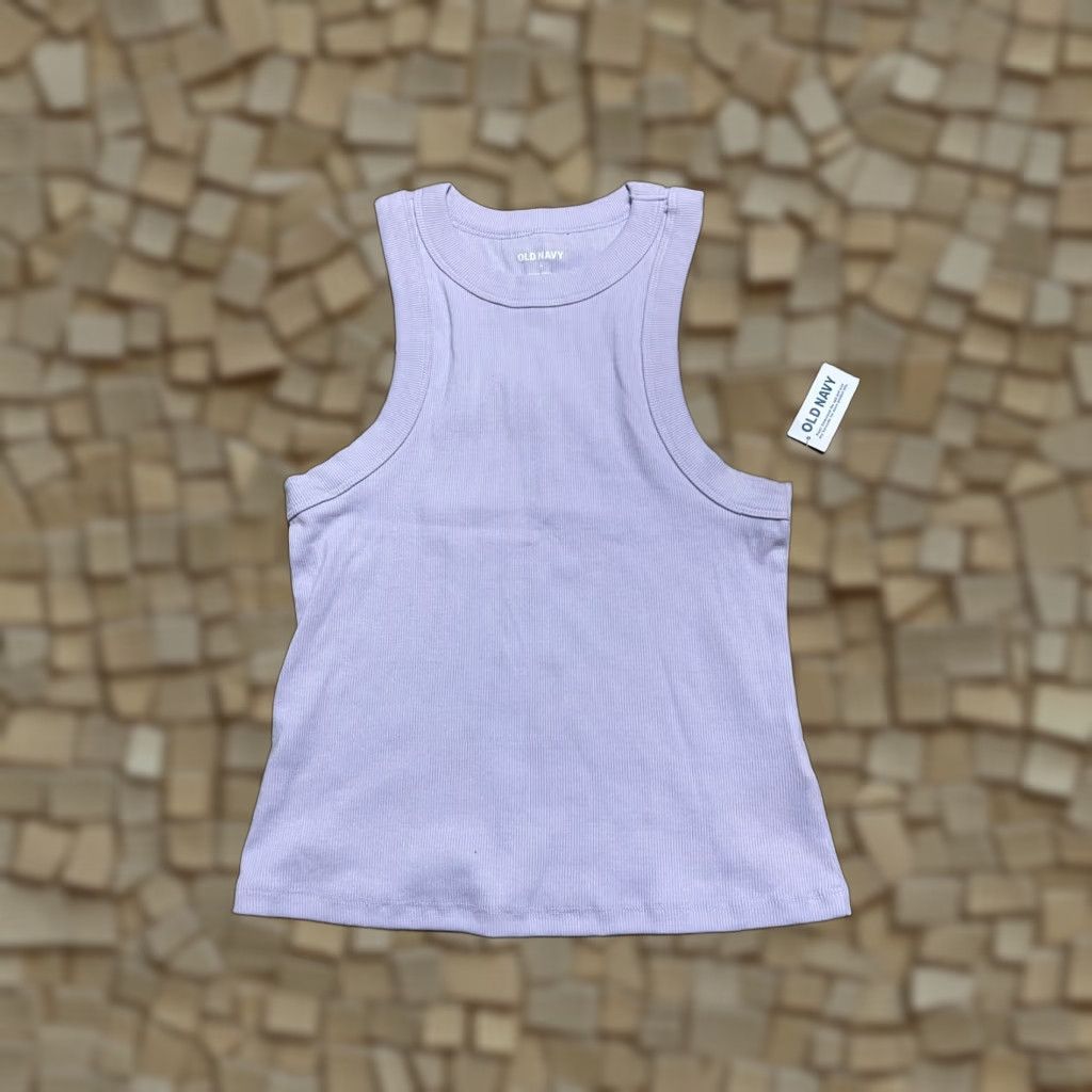 Old Navy Old Navy Tank Top Women's Medium Purple Sleeveless NWT Halter Pullover Casual Basic Shirt Size M / US 6-8 / IT 42-44 - 1 Thumbnail